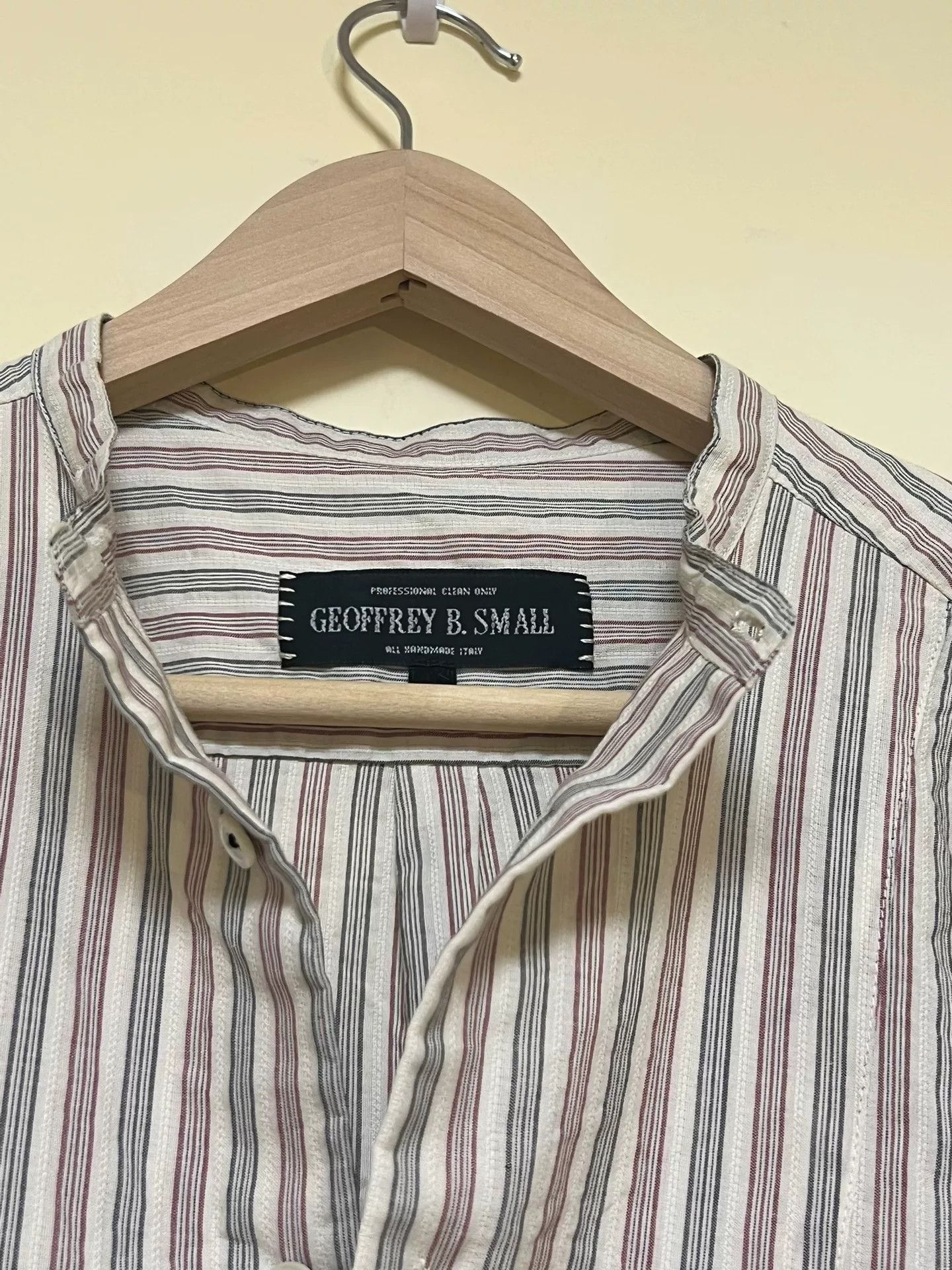 Geoffrey B. Small Geoffrey B.Small Red White Blue Striped Shirt Size US L / EU 52-54 / 3 - 5 Thumbnail