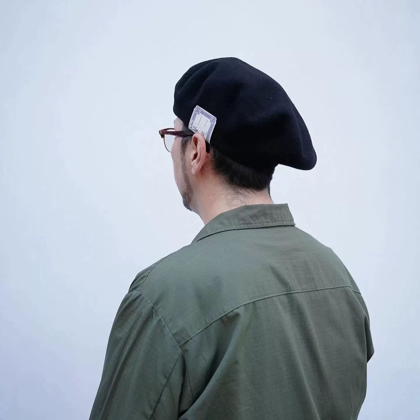 THE H.W.DOG&CO. H.W.DOG Wool Round-Top Beret Japan Made Size ONE SIZE - 5 Thumbnail