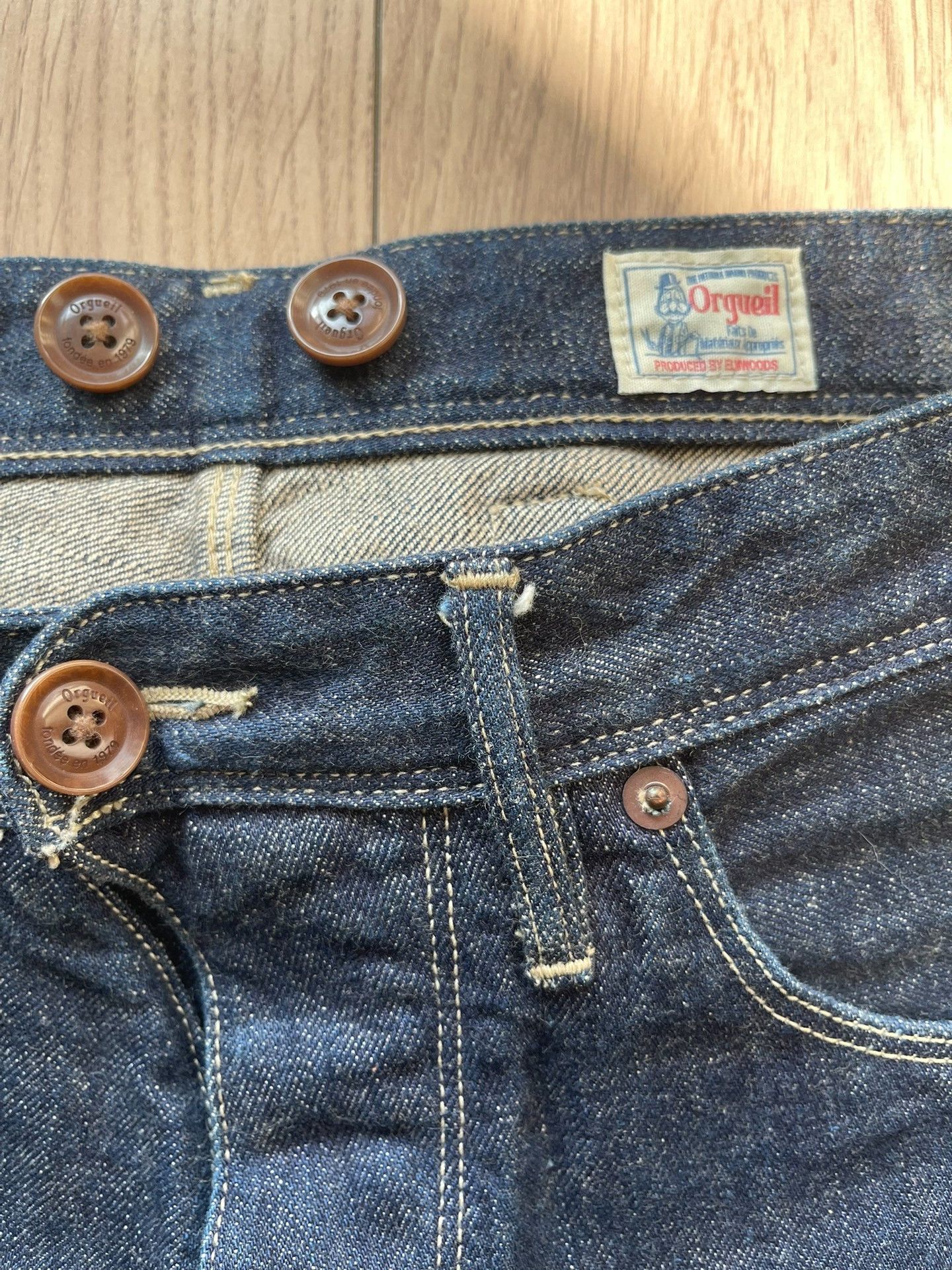 Orgueil Orgueil 1001 Raw Denim Jeans Size US 30 / EU 46 - 4 Thumbnail