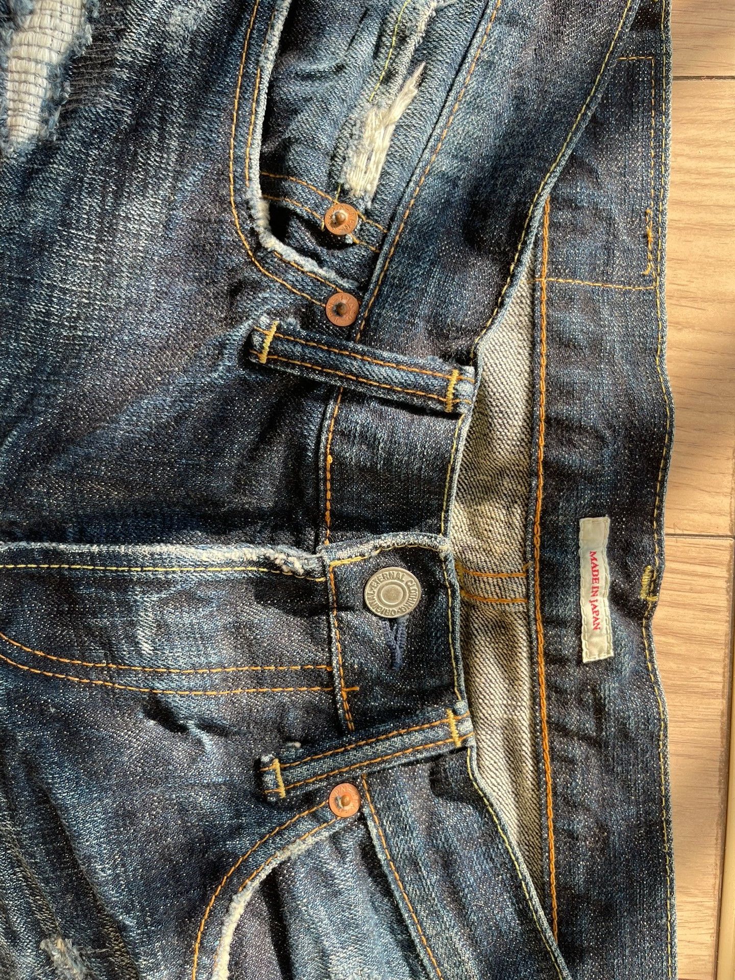 Eternal ENERNAL Washed Jeans Size US 30 / EU 46 - 4 Thumbnail
