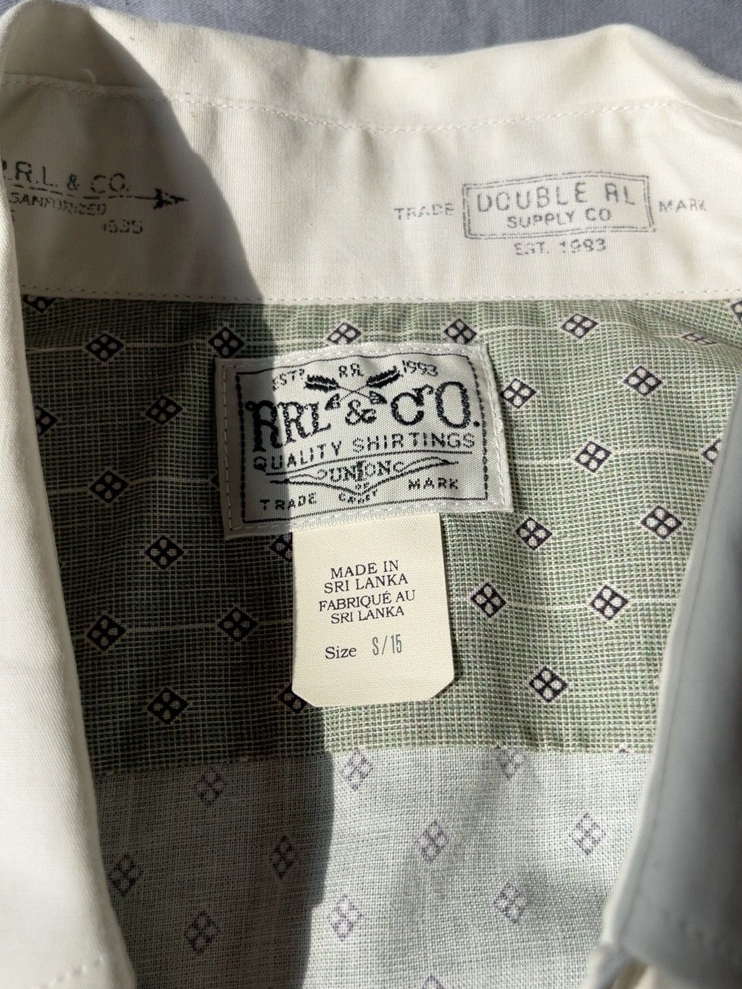 RRL Ralph Lauren RRL Men's Dress Shirt Size S Size US S / EU 44-46 / 1 - 2 Thumbnail