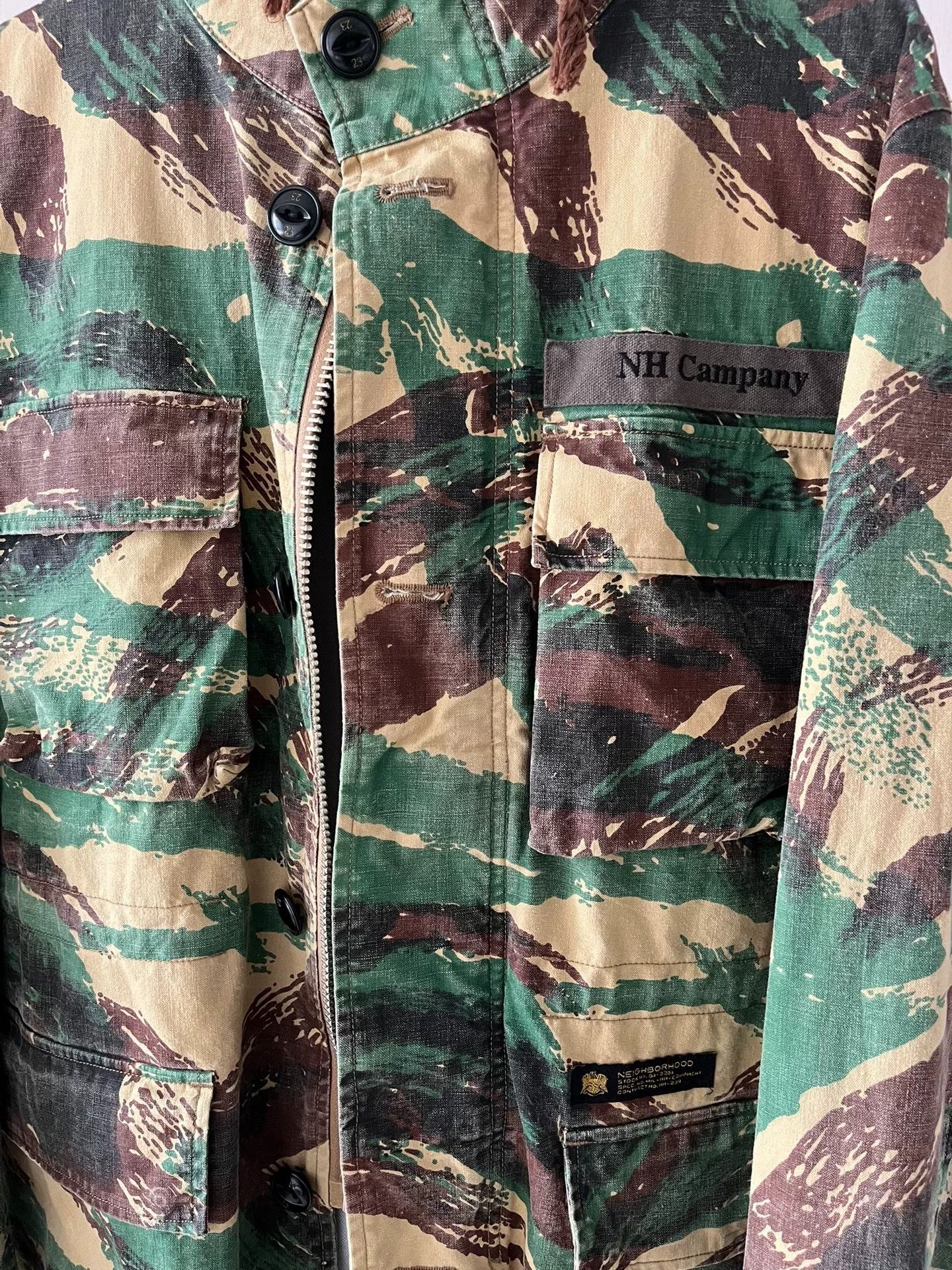 Neighborhood Neighborhood Camo Four-Pocket Trench Coat Size US M / EU 48-50 / 2 - 3 Thumbnail