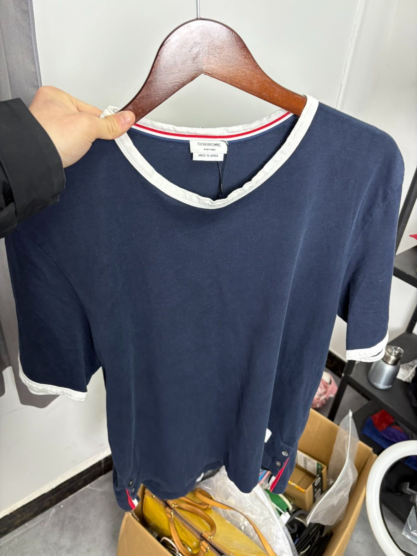 Thom Browne Thom Browne Blue T-Shirt M Men Size US M / EU 48-50 / 2 - 5 Thumbnail