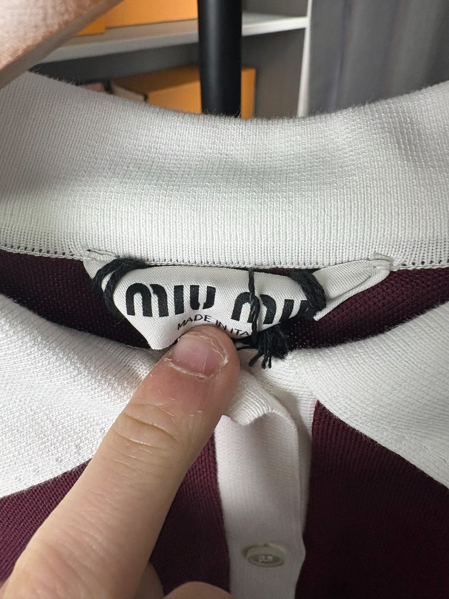 Miu Miu Miu Miu Red Button Up S Women Size S / US 4 / IT 40 - 2 Thumbnail