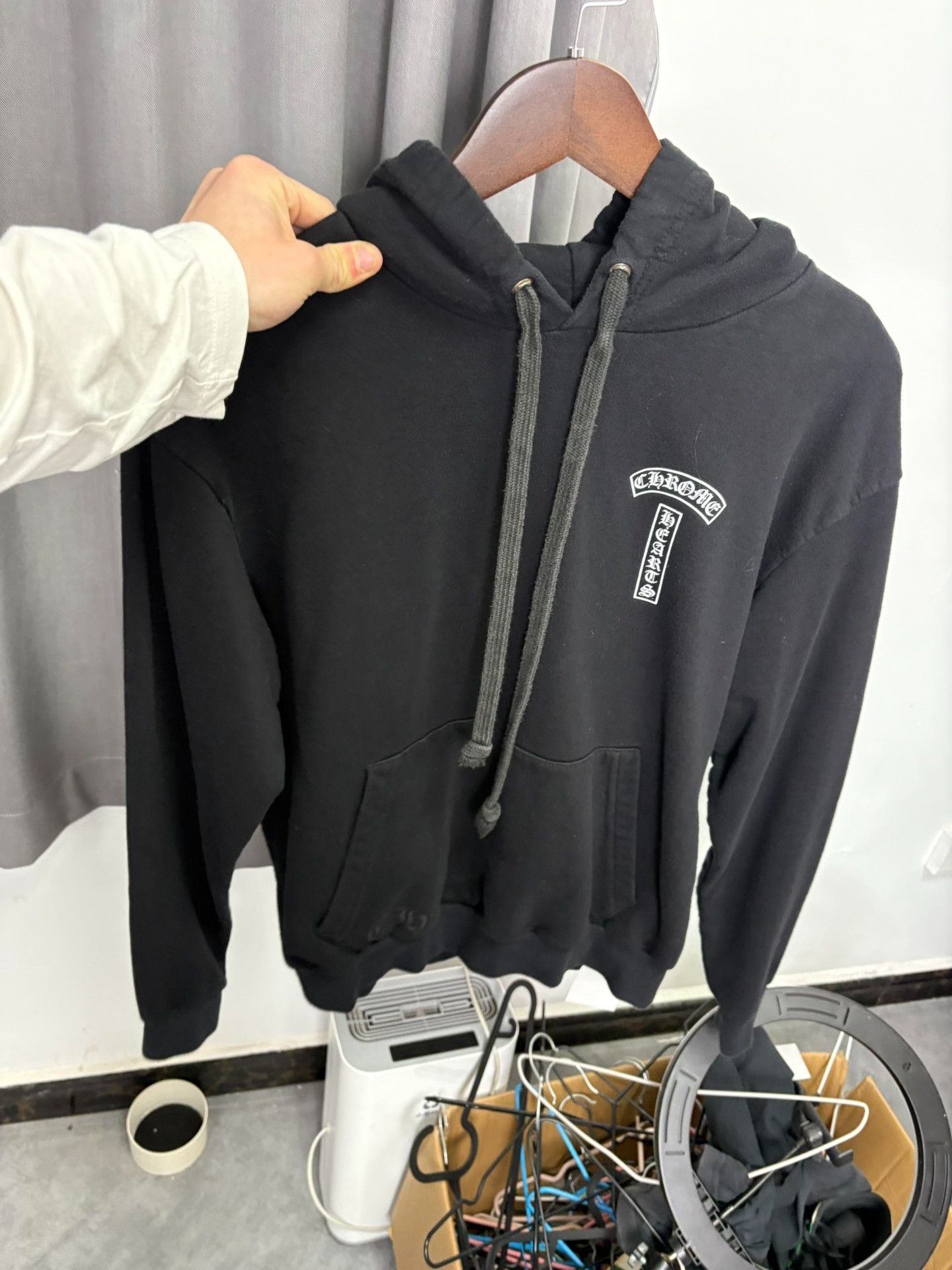 Chrome Hearts Chrome Hearts Black Hoodie S Men Size US S / EU 44-46 / 1 - 8 Thumbnail