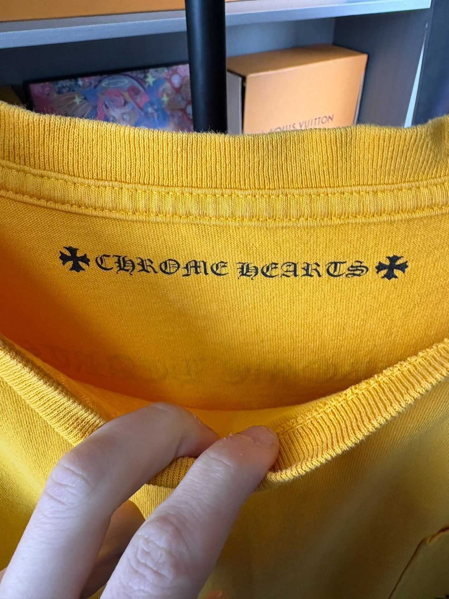 Chrome Hearts Chrome Hearts Yellow T-Shirt M Men Size US M / EU 48-50 / 2 - 2 Thumbnail