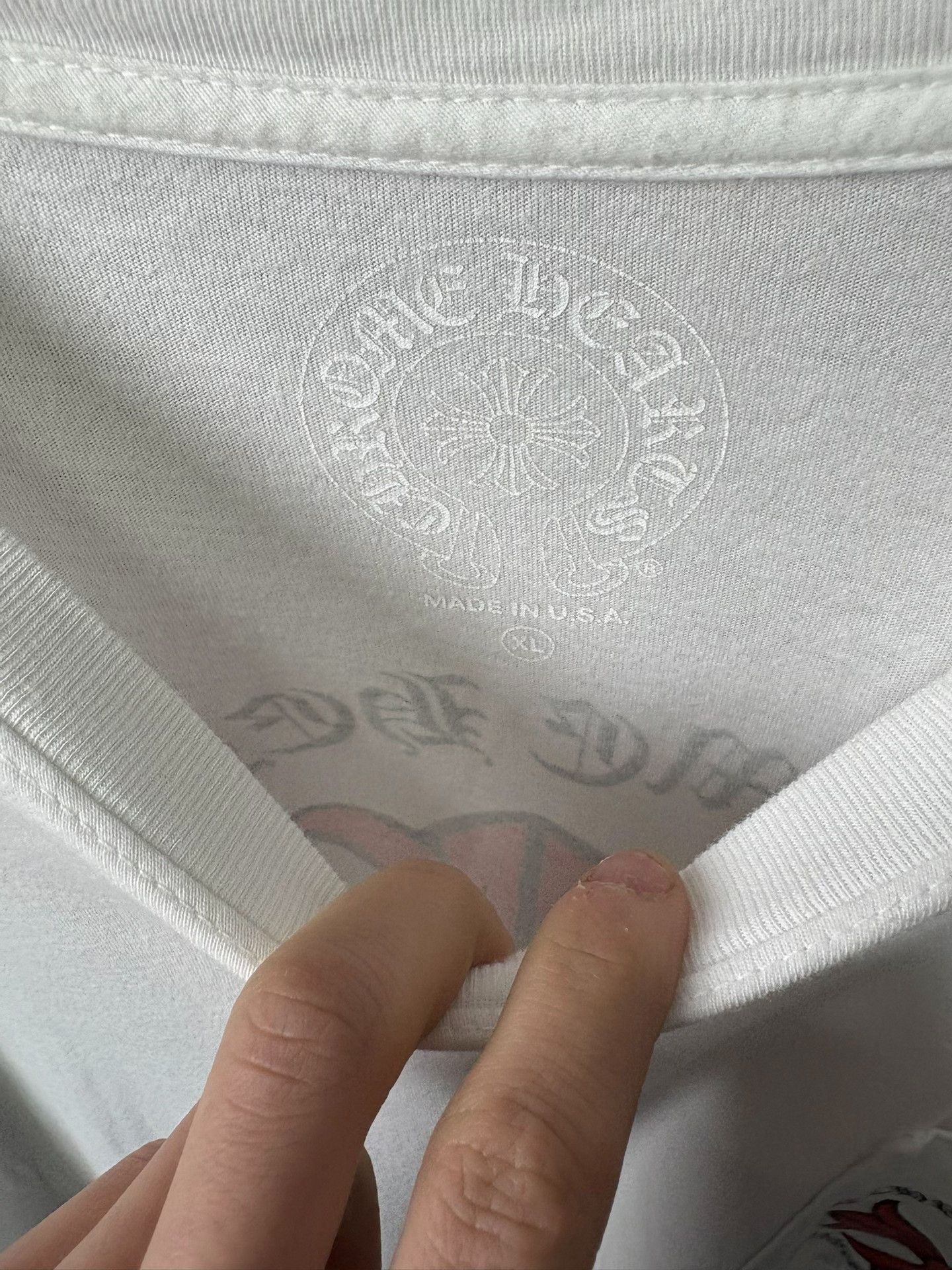 Chrome Hearts Chrome Hearts White T-Shirt XL Men Size US XL / EU 56 / 4 - 2 Thumbnail