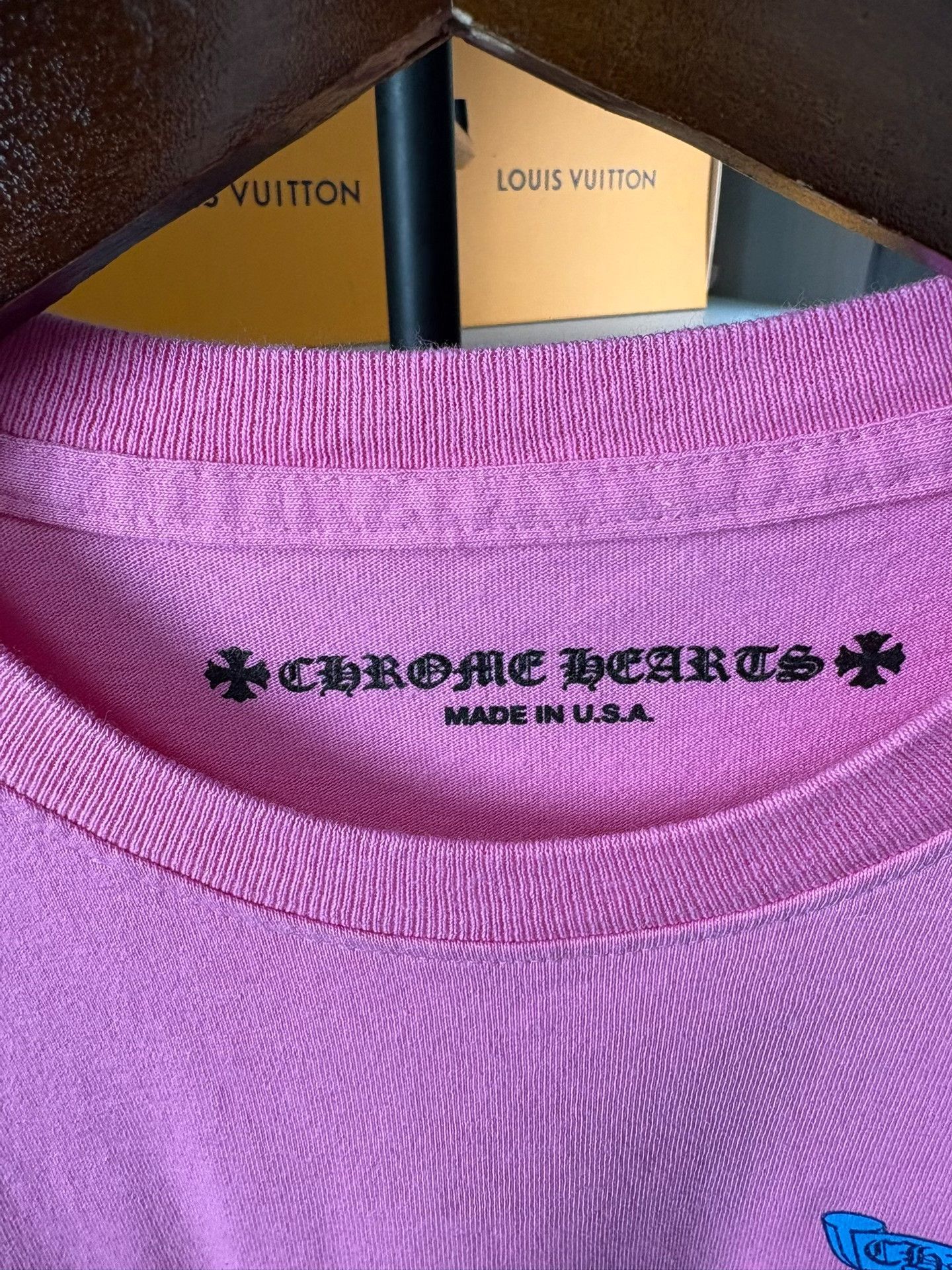Chrome Hearts Chrome Hearts Pink T-Shirt m Men Size US M / EU 48-50 / 2 - 2 Thumbnail