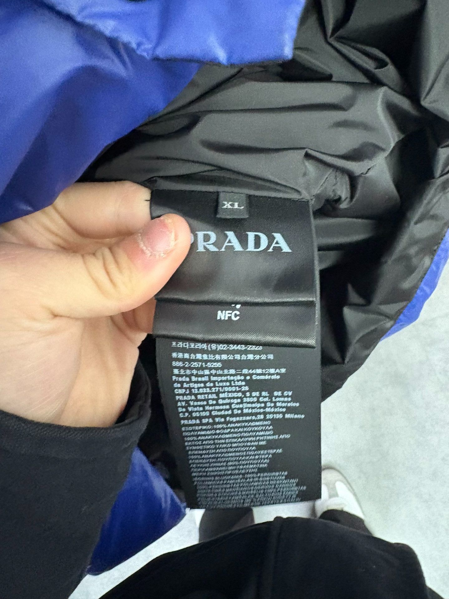 Prada Prada Down Blue Heavy Coat XL Men Size US XL / EU 56 / 4 - 5 Thumbnail