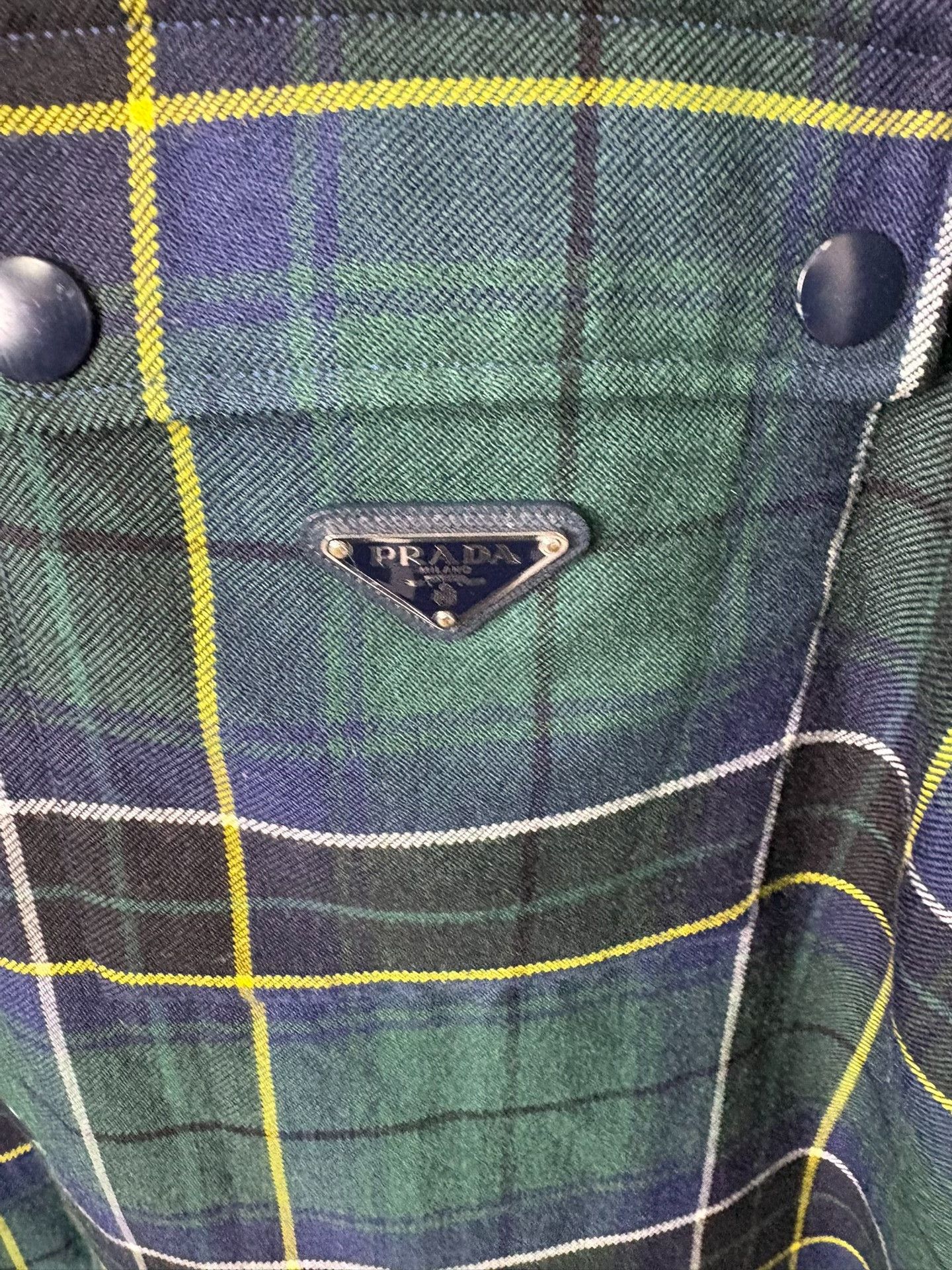 Prada Prada Plaid Shirt XL Men Size US XL / EU 56 / 4 - 2 Thumbnail