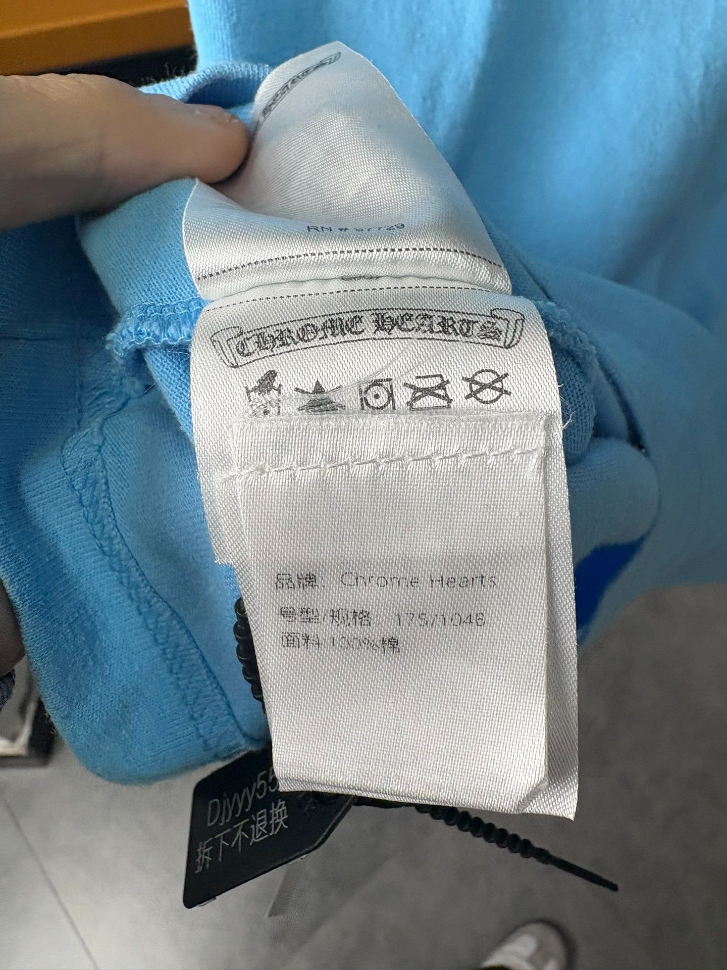 Chrome Hearts Chrome Hearts Collab Blue T-Shirt L Men Size US L / EU 52-54 / 3 - 6 Thumbnail