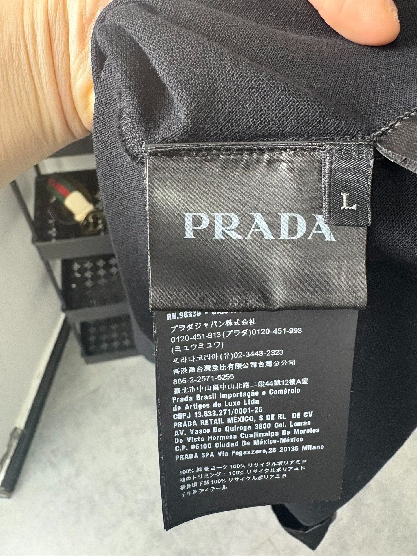 Prada Prada Patchwork T-Shirt L Men Size US L / EU 52-54 / 3 - 4 Thumbnail