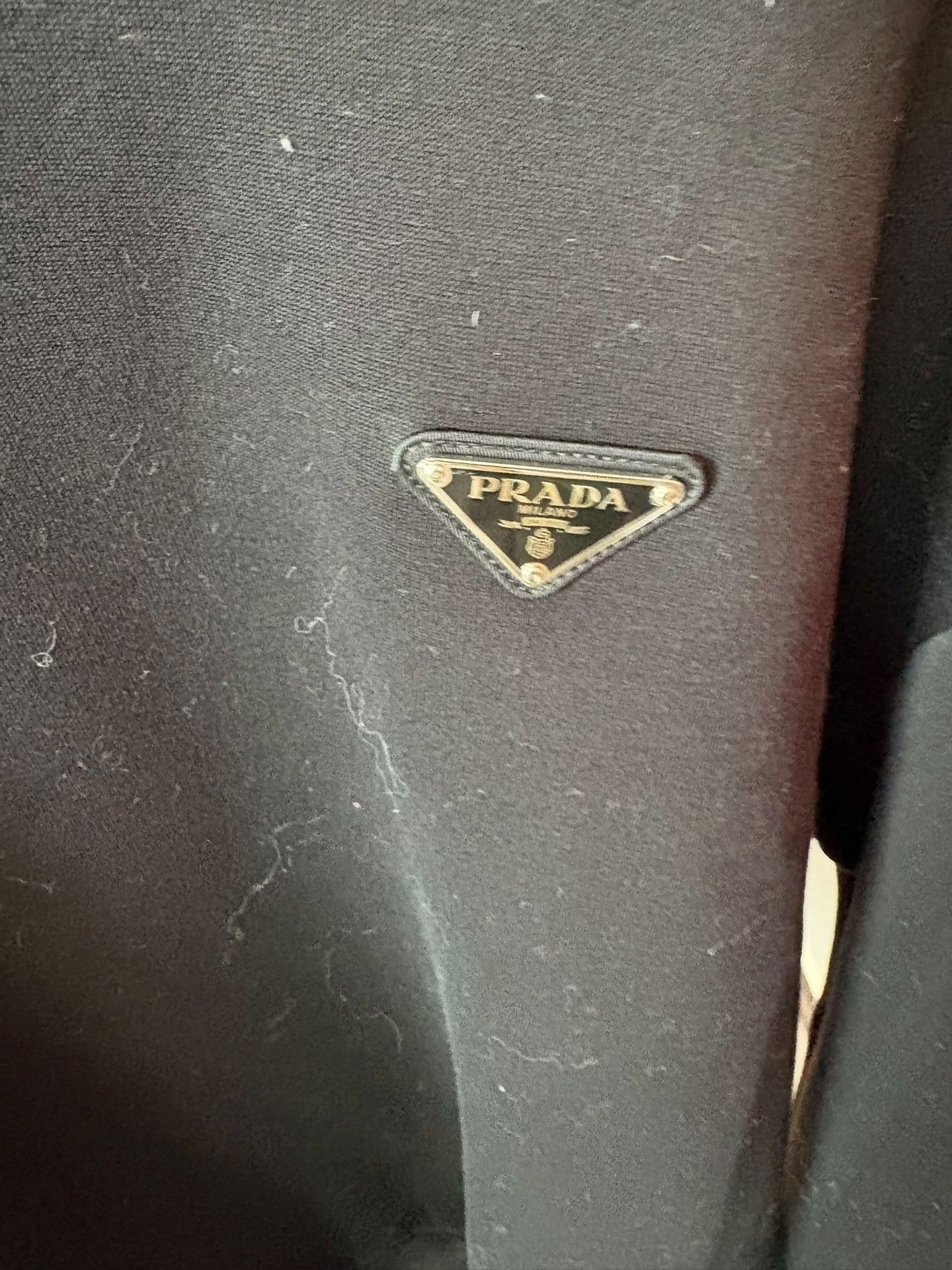 Prada Prada Black Hoodie XL Men Size US XL / EU 56 / 4 - 2 Thumbnail