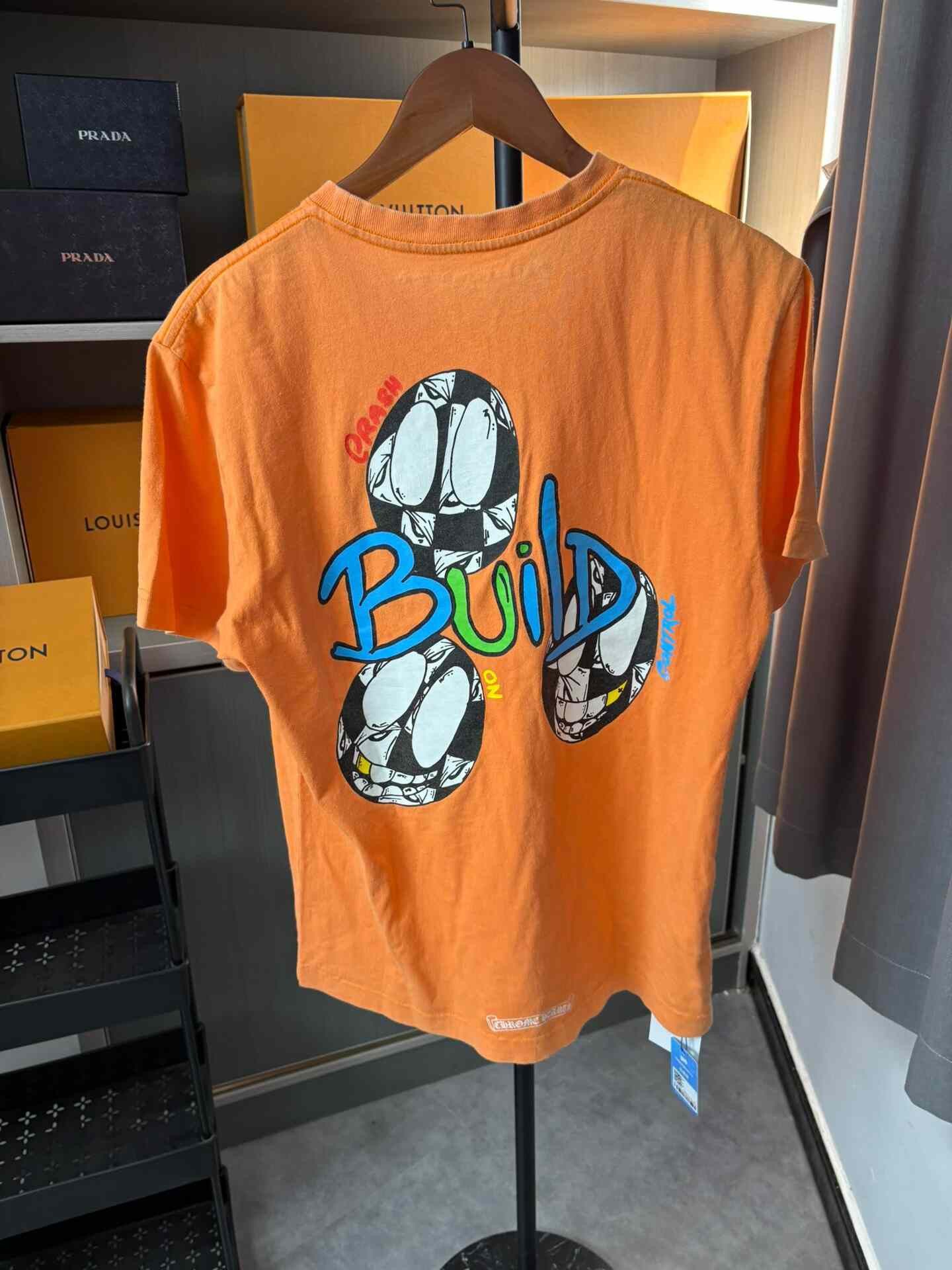 Chrome Hearts Chrome Hearts Collab Orange T-Shirt M Men Size US M / EU 48-50 / 2 - 4 Thumbnail