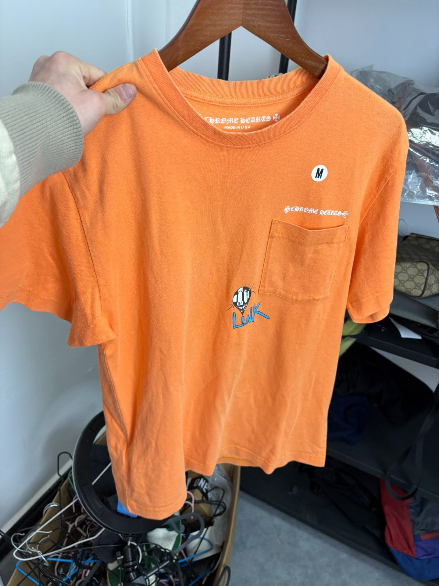 Chrome Hearts Chrome Hearts Collab Orange T-Shirt M Men Size US M / EU 48-50 / 2 - 8 Thumbnail