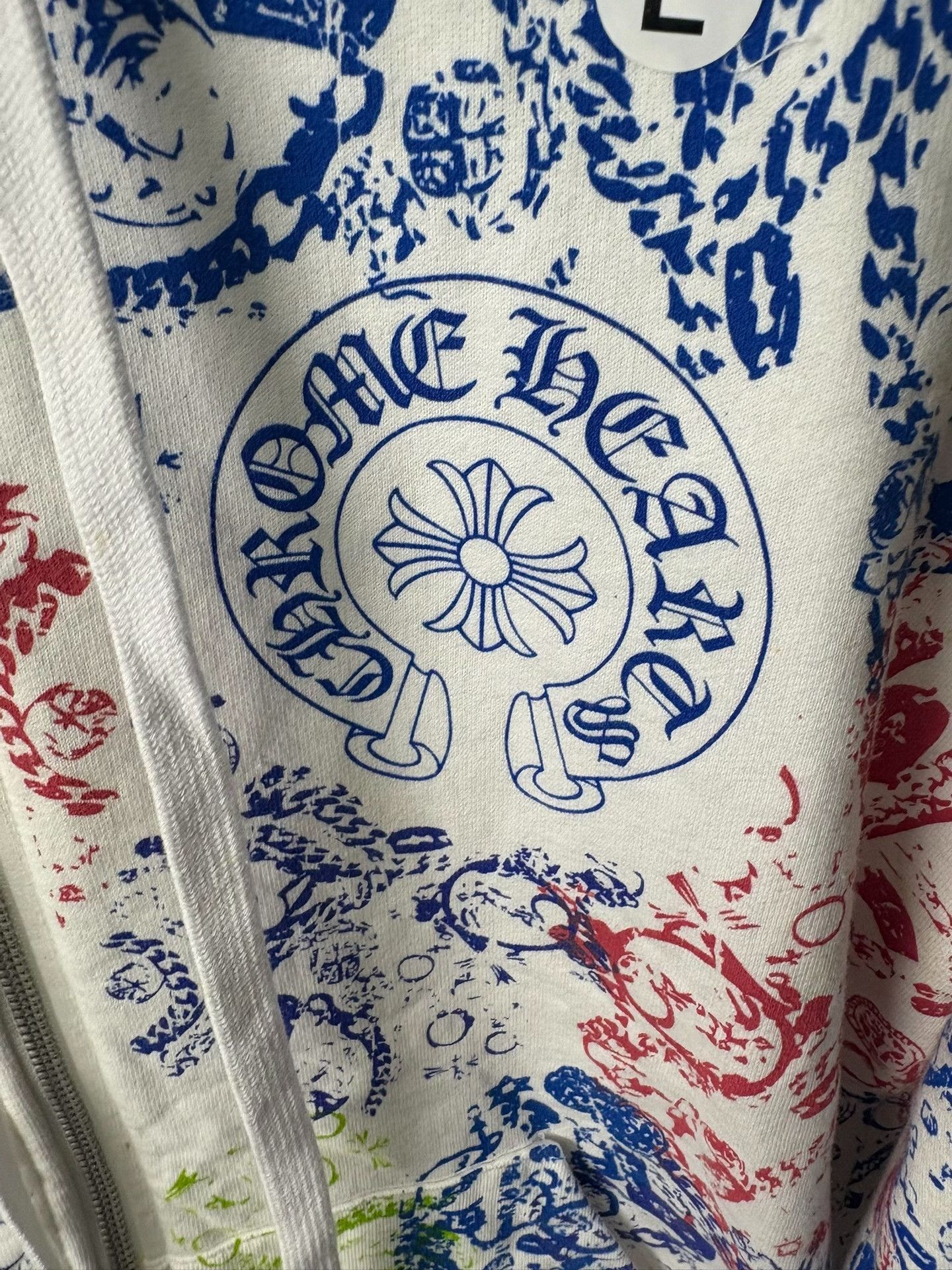 Chrome Hearts Chrome Hearts Graphic White Hoodie L Men Size US L / EU 52-54 / 3 - 2 Thumbnail