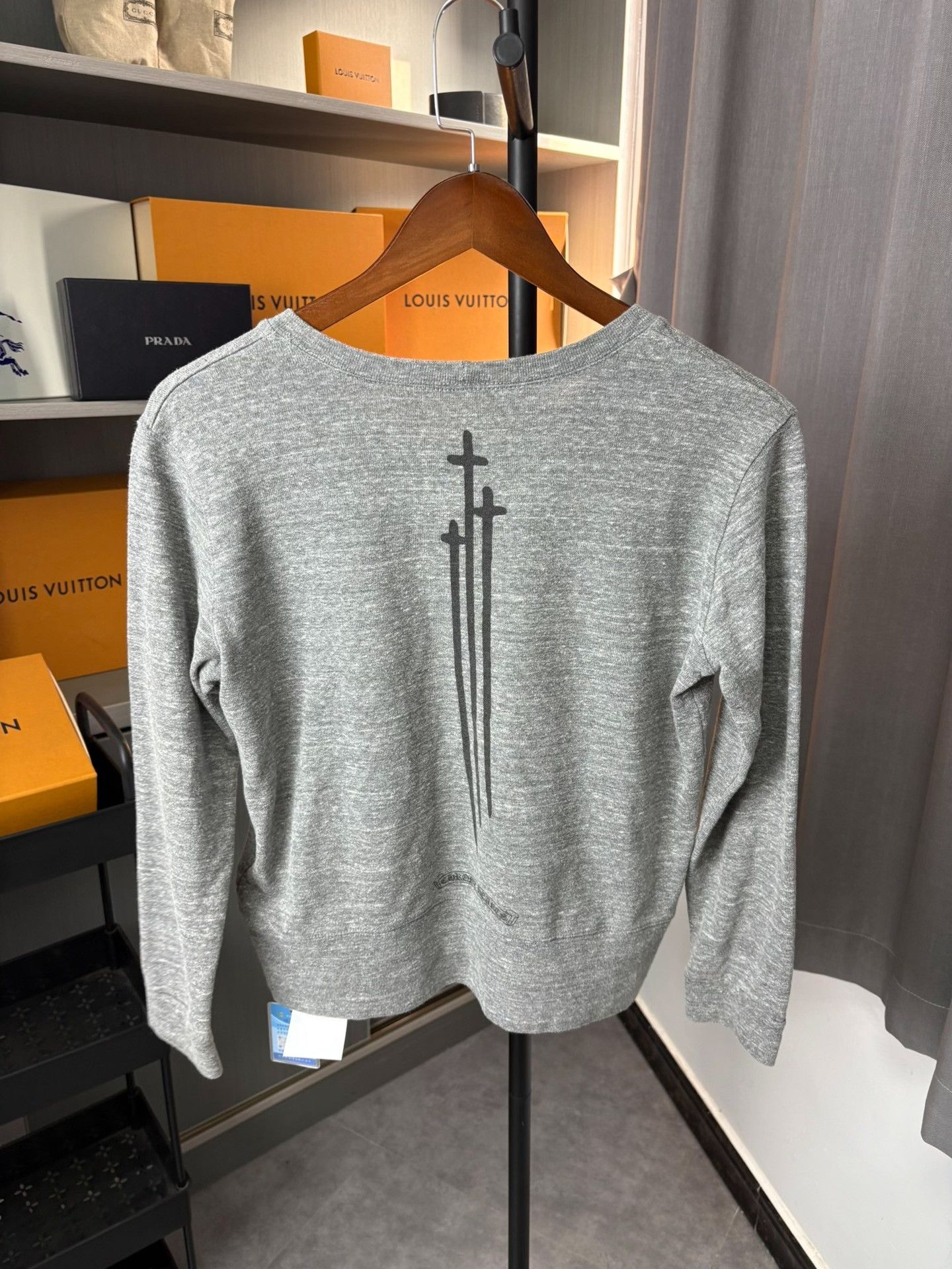 Chrome Hearts Chrome Hearts Gray Hoodie M Men Size US M / EU 48-50 / 2 - 3 Thumbnail