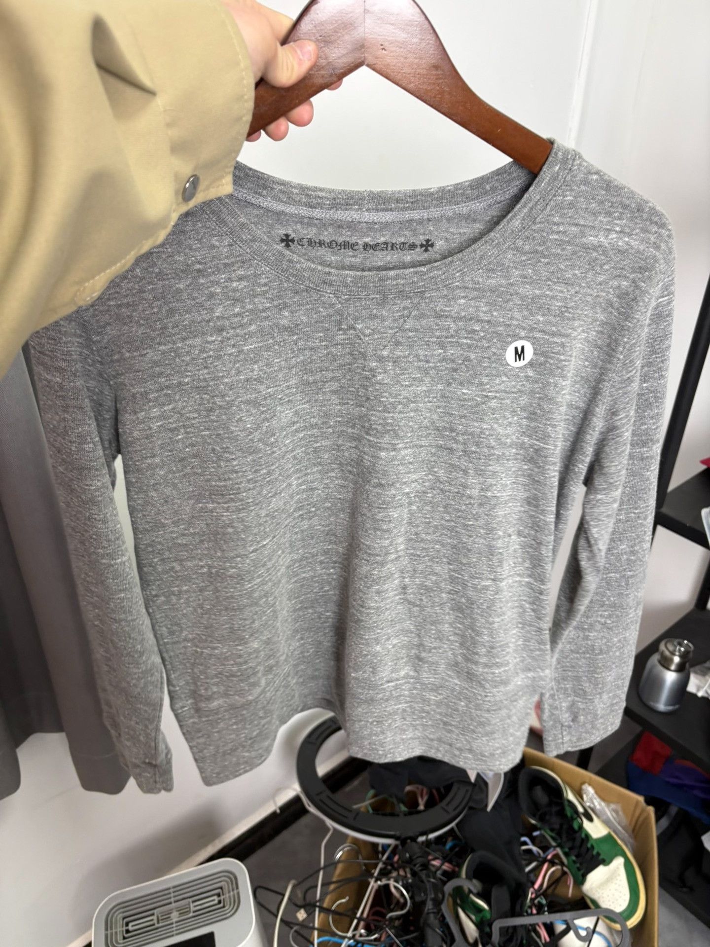 Chrome Hearts Chrome Hearts Gray Hoodie M Men Size US M / EU 48-50 / 2 - 7 Thumbnail