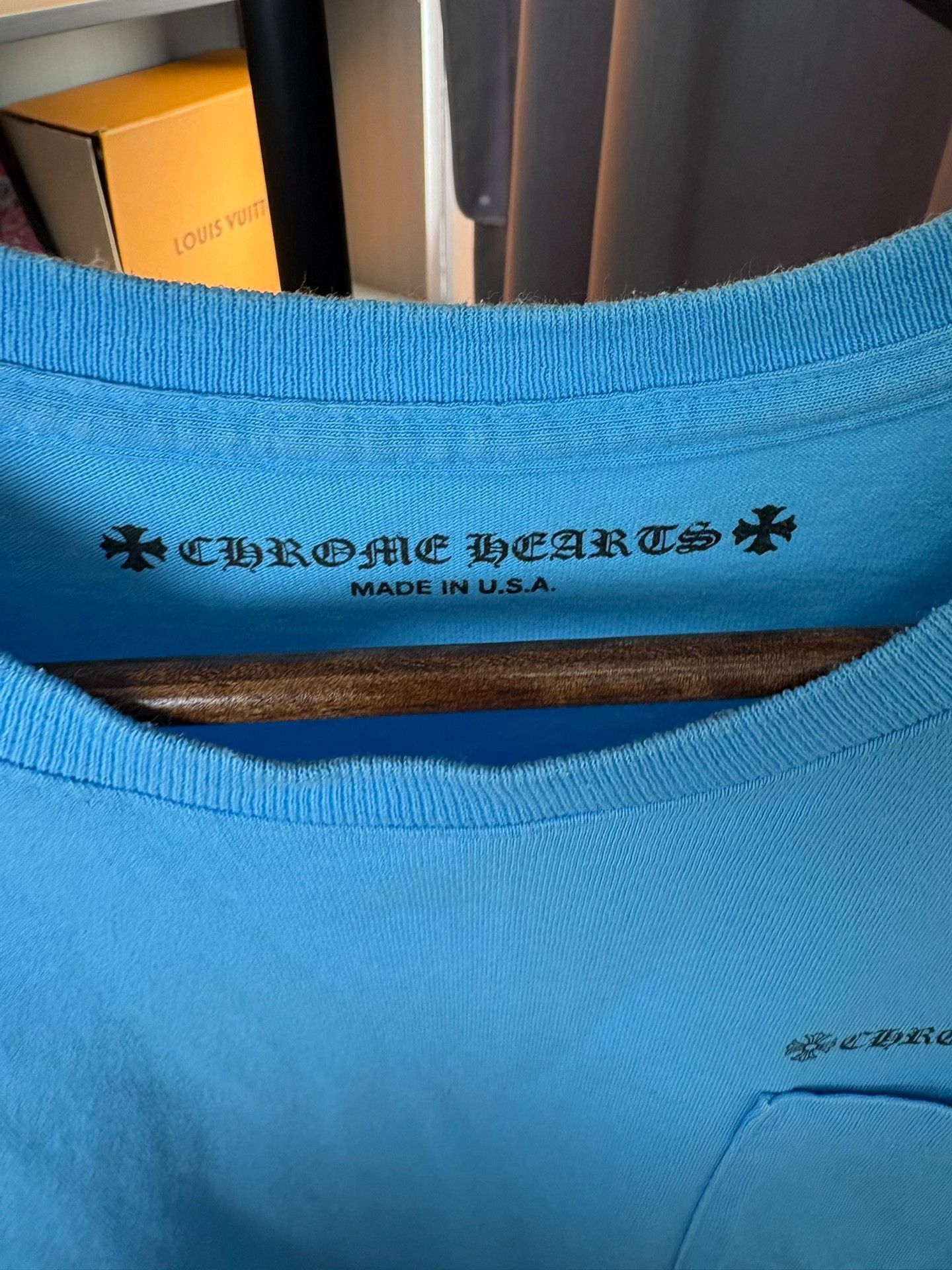 Chrome Hearts Chrome Hearts Collab Blue T-Shirt L Men Size US L / EU 52-54 / 3 - 2 Thumbnail