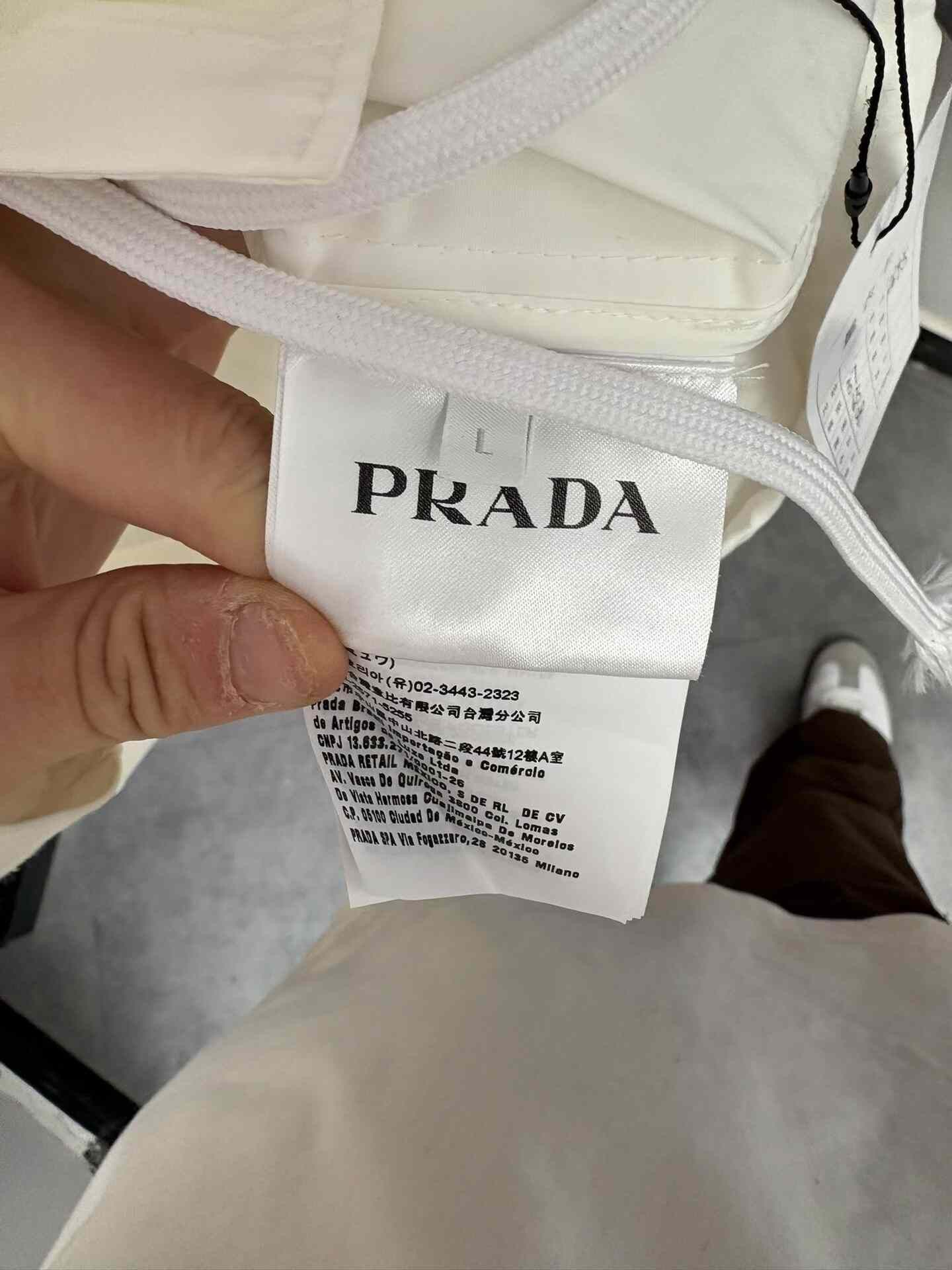 Prada Prada White Light Jacket L Men Size US L / EU 52-54 / 3 - 6 Thumbnail