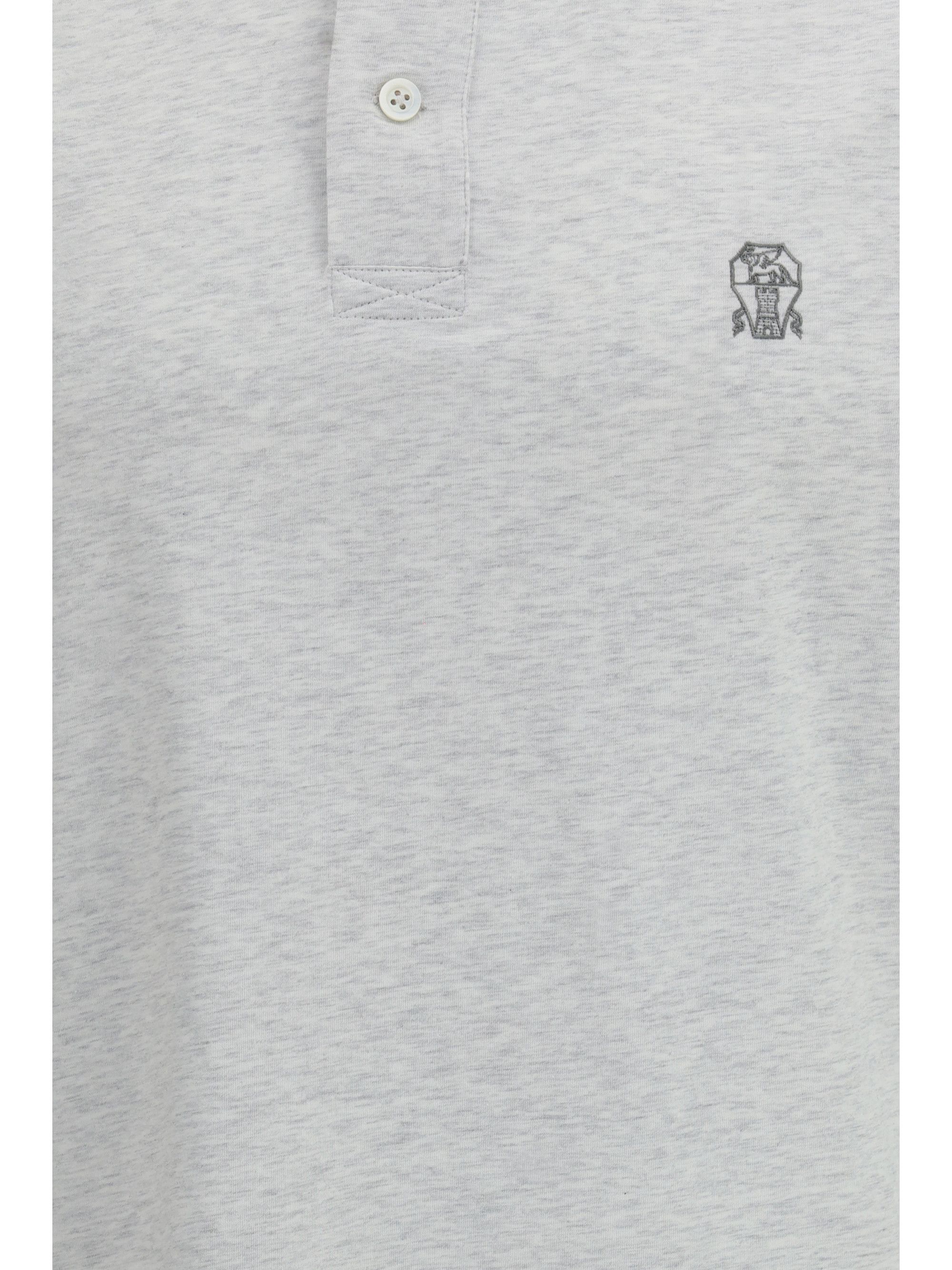 Brunello Cucinelli Polo in cotton jersey with short sleeves Size US XXL / EU 58 / 5 - 3 Thumbnail