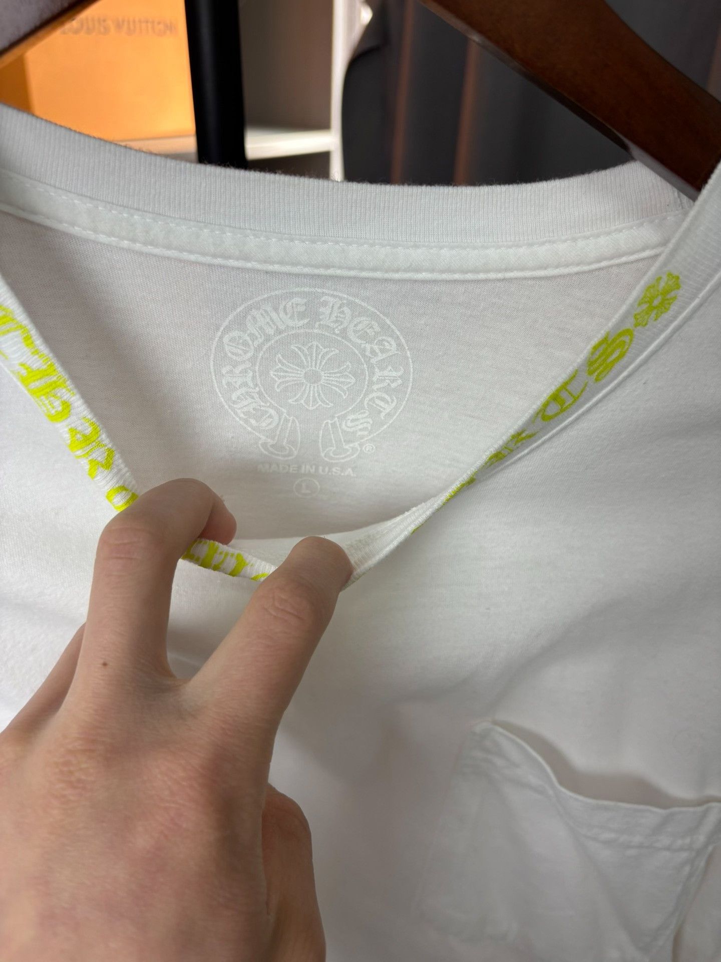 Chrome Hearts Chrome Hearts White T-Shirt L Men Size US L / EU 52-54 / 3 - 2 Thumbnail