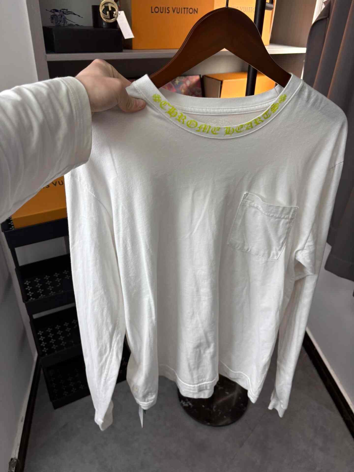 Chrome Hearts Chrome Hearts White T-Shirt L Men Size US L / EU 52-54 / 3 - 8 Thumbnail