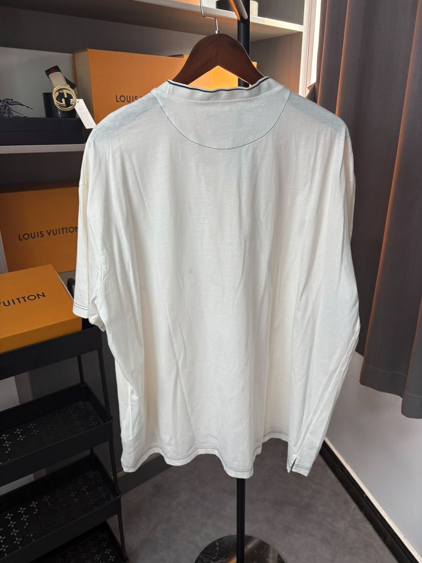 Prada Prada Nylon White T-Shirt L Men Size US L / EU 52-54 / 3 - 5 Thumbnail