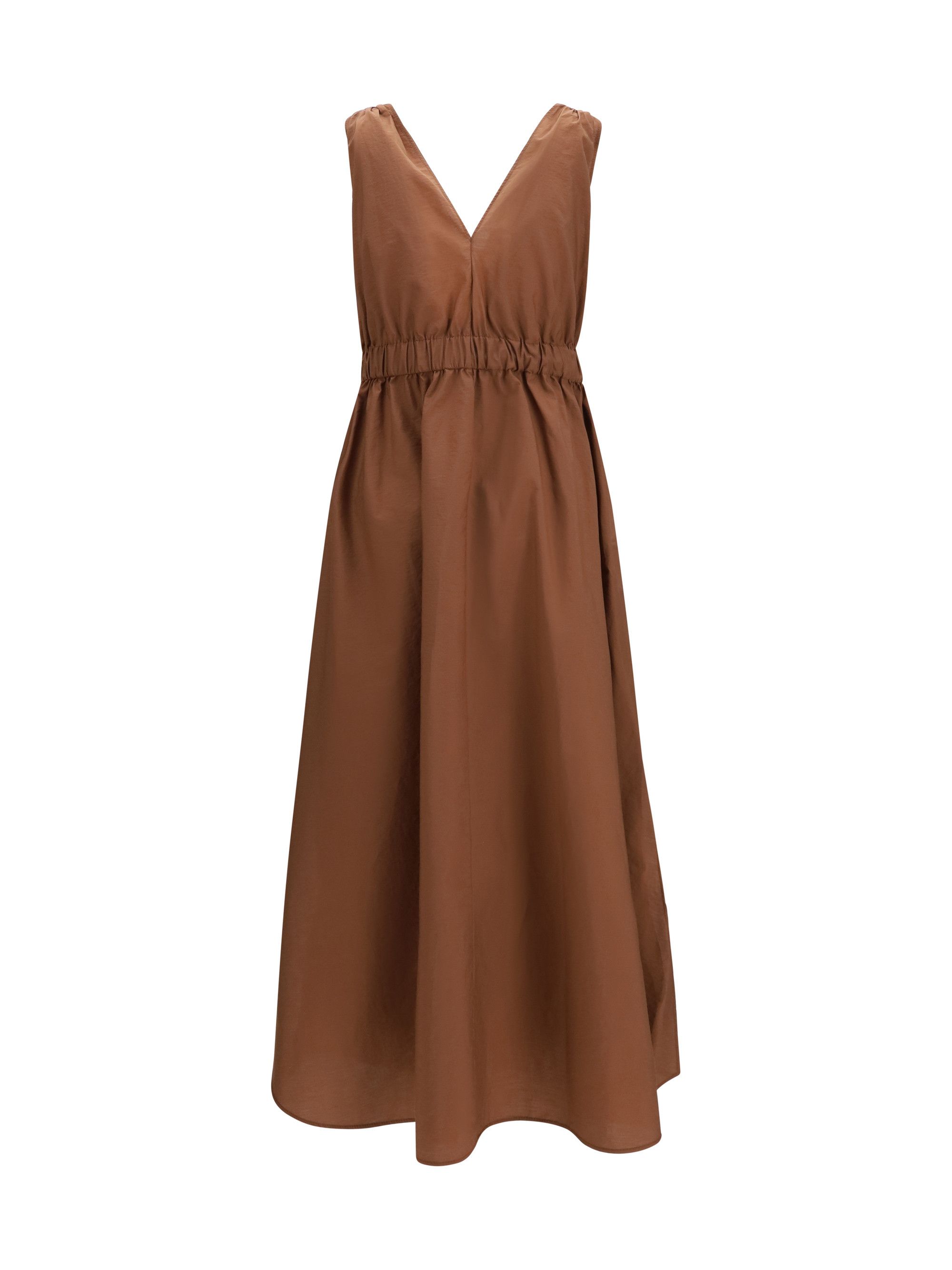 Brunello Cucinelli Cotton poplin Dress Precious Shoulder Detail Size M / US 6-8 / IT 42-44 - 2 Thumbnail