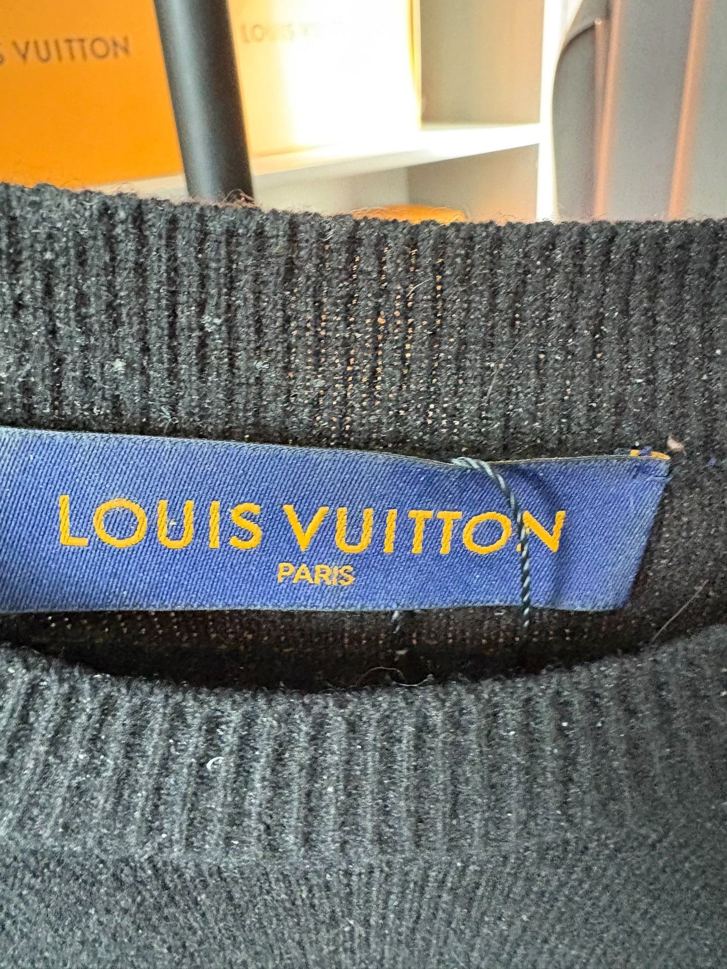 Louis Vuitton Louis Vuitton Black Sweater S Men Size US S / EU 44-46 / 1 - 2 Thumbnail
