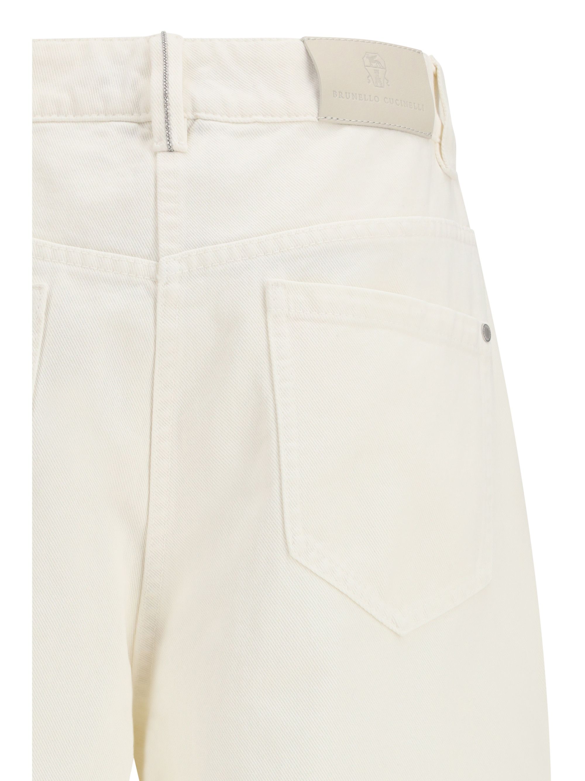 Brunello Cucinelli Wide-leg Trousers Size 28" / US 6 / IT 42 - 3 Thumbnail