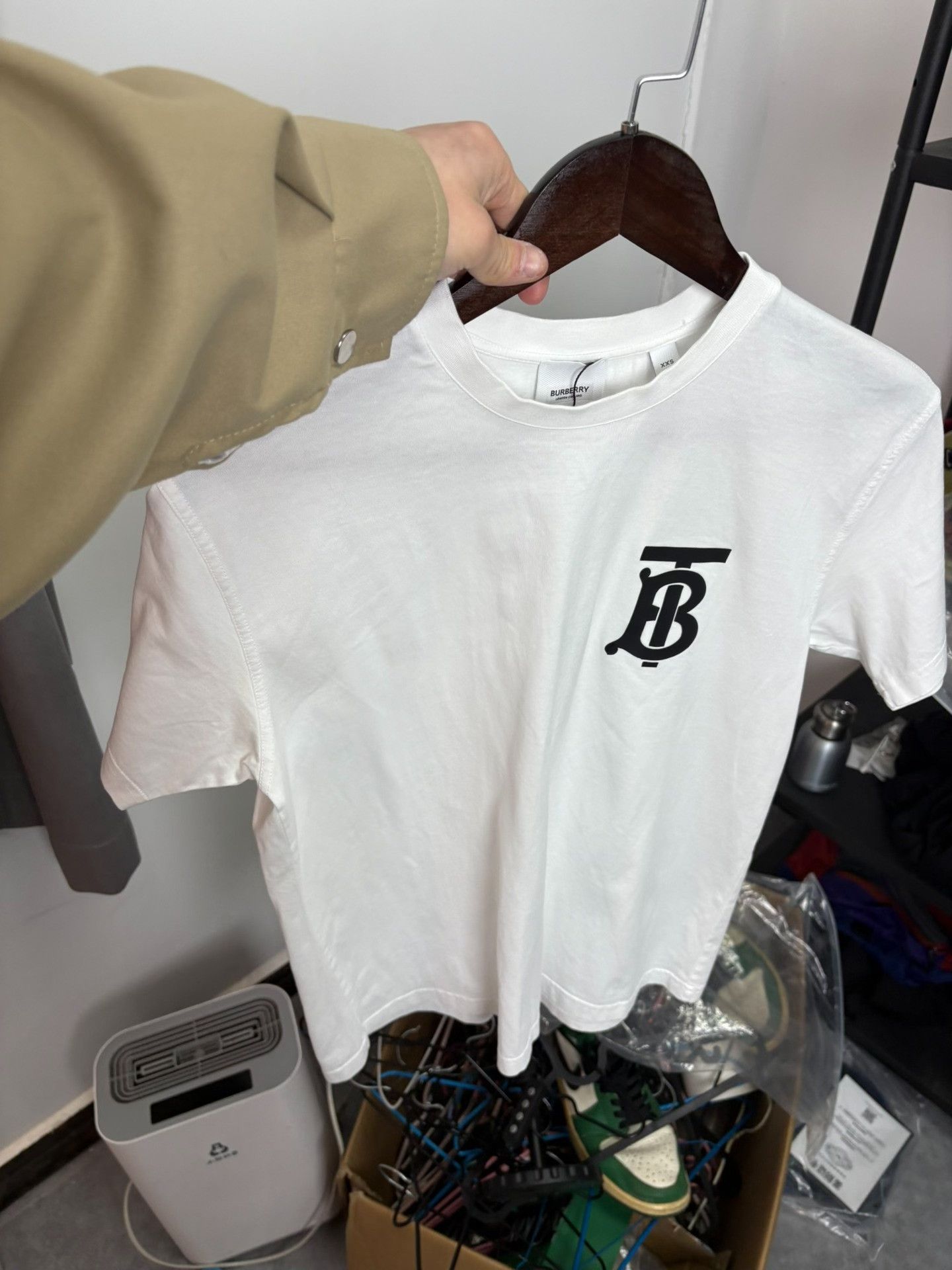 Burberry Burberry White T-Shirt XXS Men Size US XXS / EU 40 - 5 Thumbnail