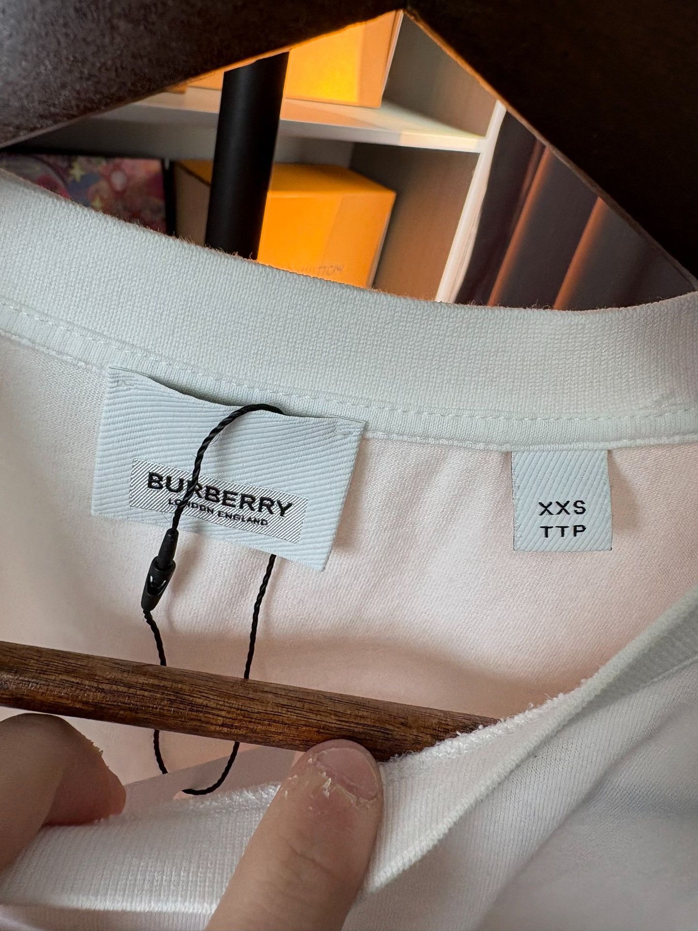 Burberry Burberry White T-Shirt XXS Men Size US XXS / EU 40 - 2 Thumbnail