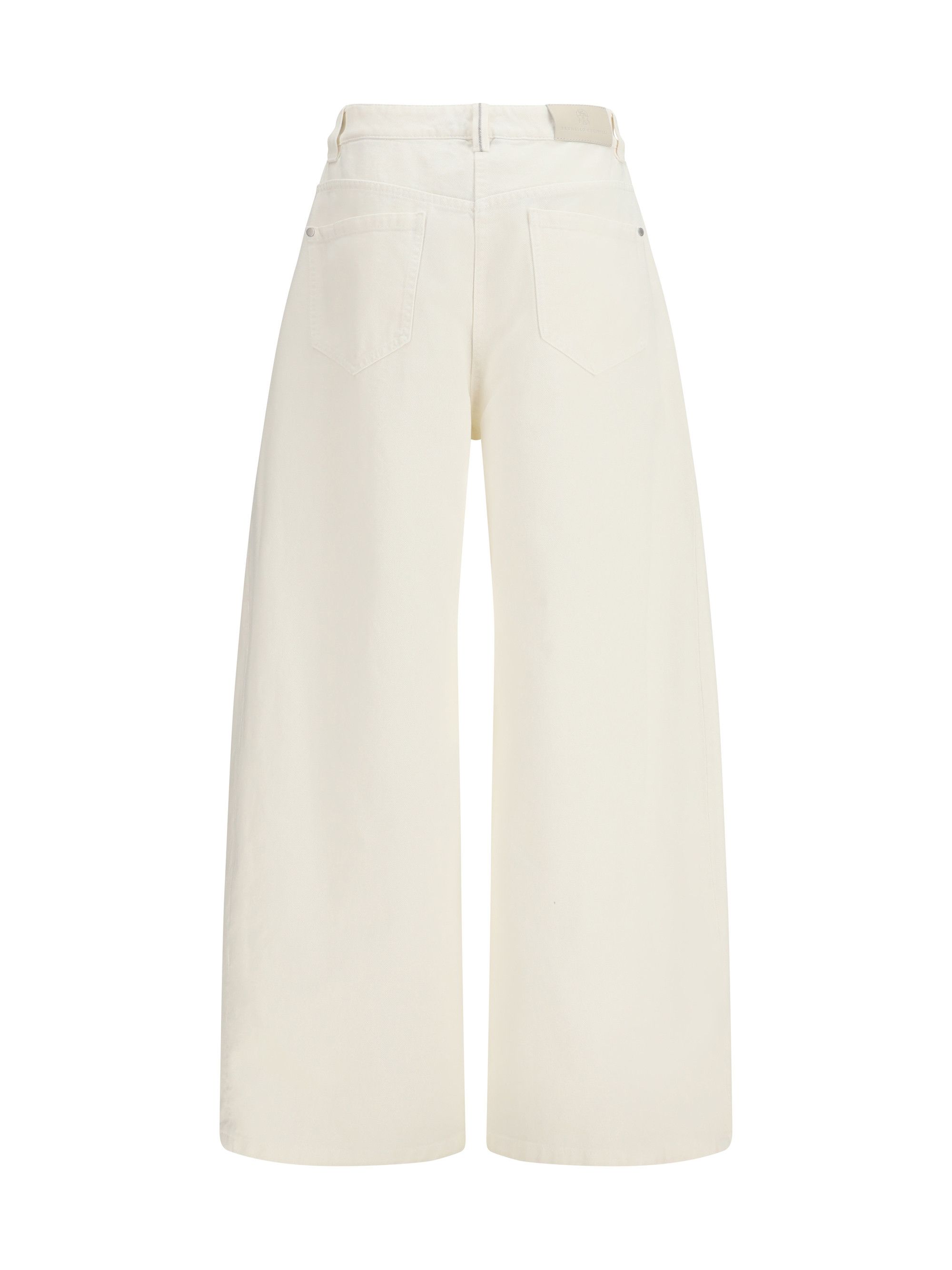 Brunello Cucinelli Wide-leg Trousers Size 30" / US 8 / IT 44 - 2 Thumbnail