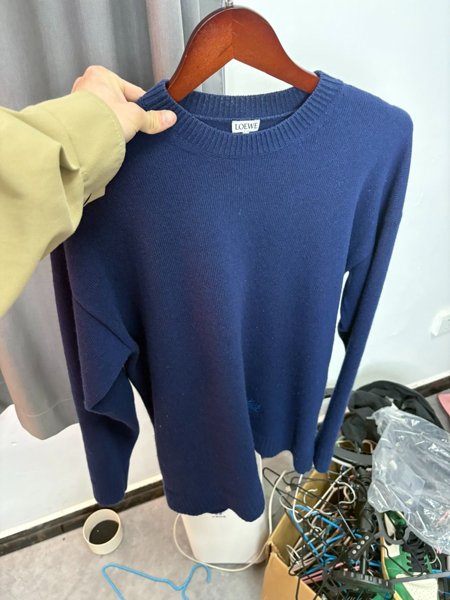 Loewe Loewe Wool Blue Sweater XS Men Size US XS / EU 42 / 0 - 5 Thumbnail