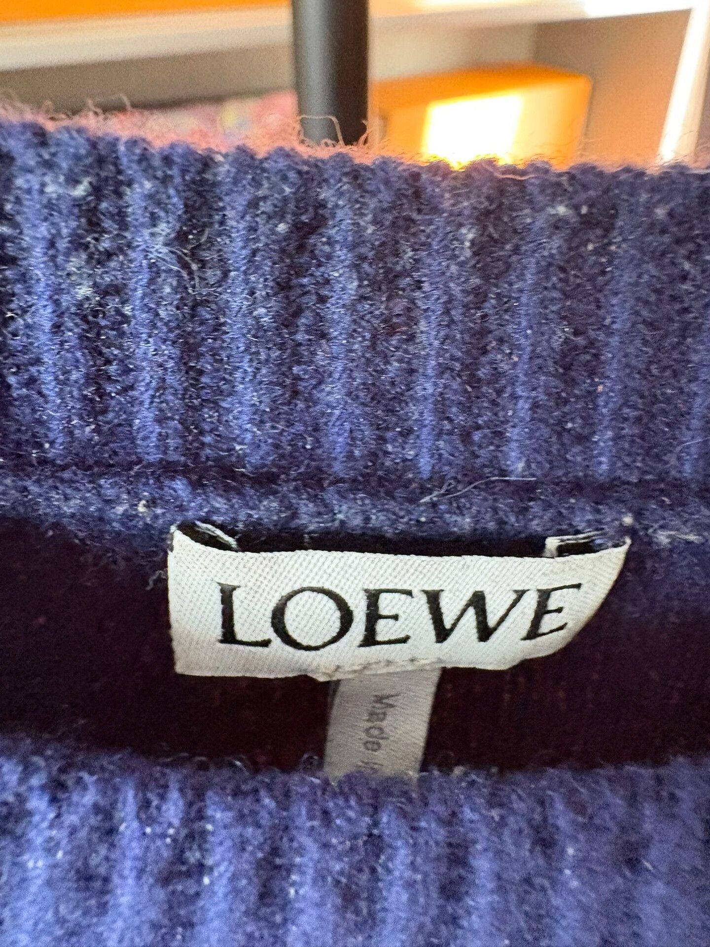 Loewe Loewe Wool Blue Sweater XS Men Size US XS / EU 42 / 0 - 2 Thumbnail