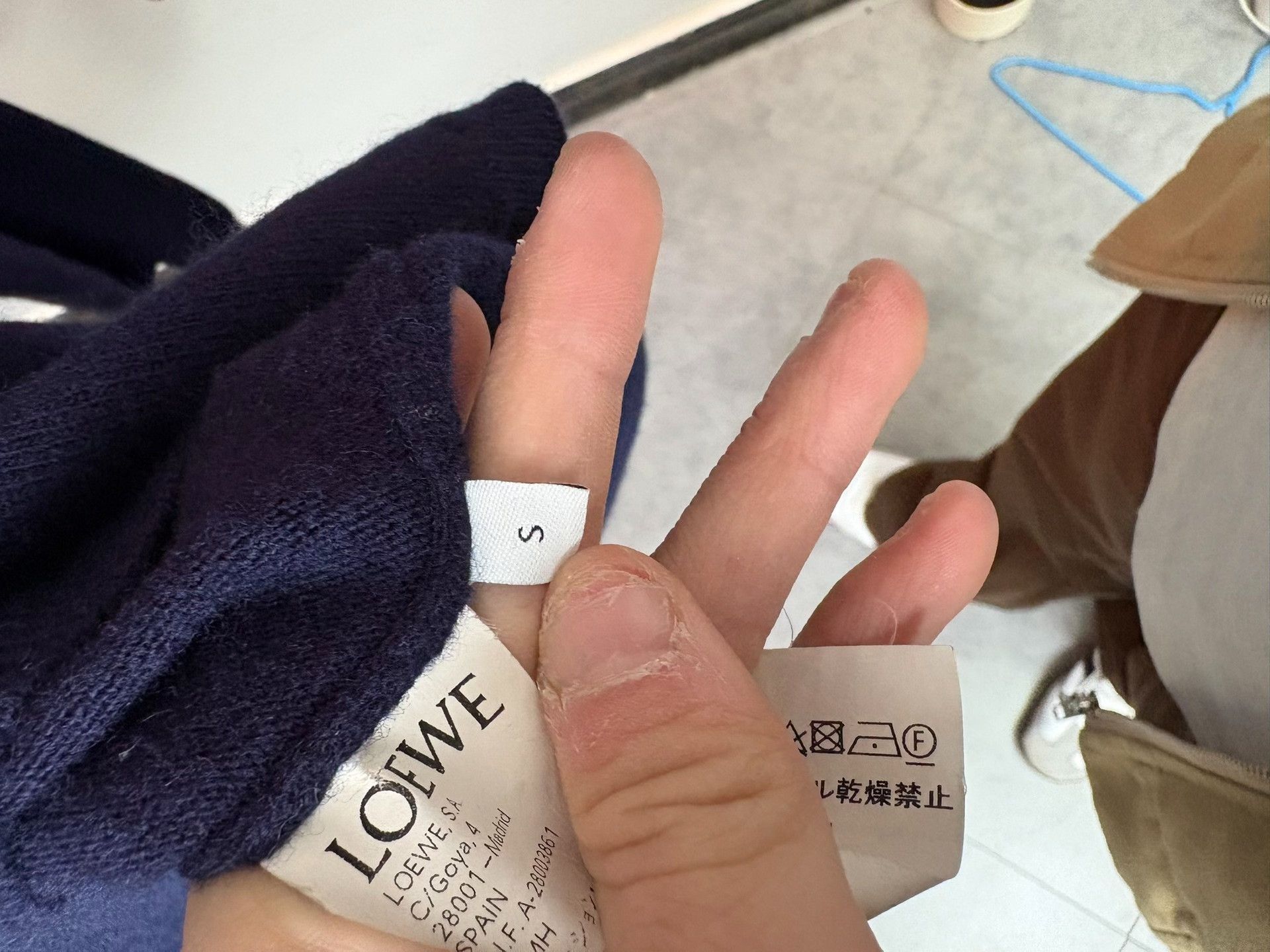 Loewe Loewe Knit Wool Blue Sweater S Men Size US S / EU 44-46 / 1 - 8 Thumbnail
