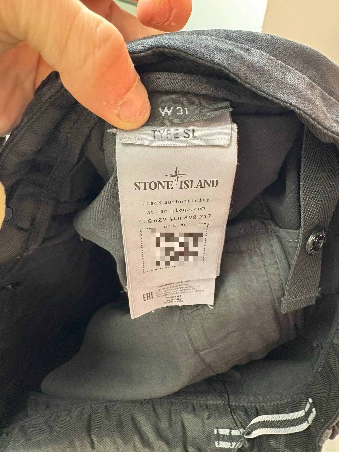 Stone Island Stone Island Cargo Black Casual Pants 31 Men Size US 31 - 5 Thumbnail
