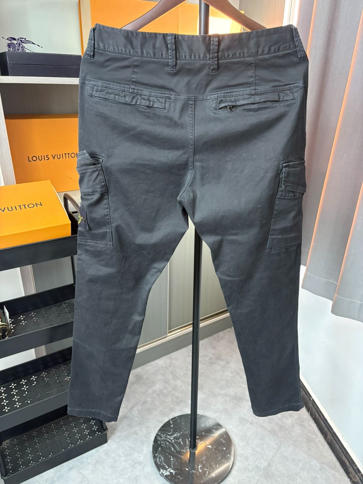 Stone Island Stone Island Cargo Black Casual Pants 31 Men Size US 31 - 4 Thumbnail
