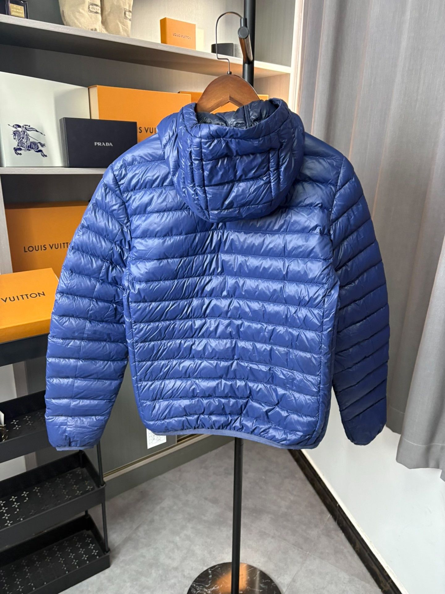 Prada Prada Down Blue Heavy Coat 46 Men Size US L / EU 52-54 / 3 - 4 Thumbnail