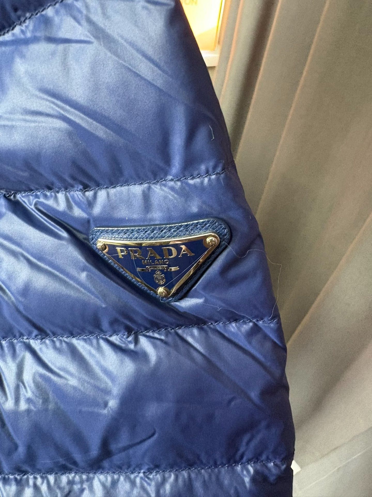 Prada Prada Down Blue Heavy Coat 46 Men Size US L / EU 52-54 / 3 - 2 Thumbnail