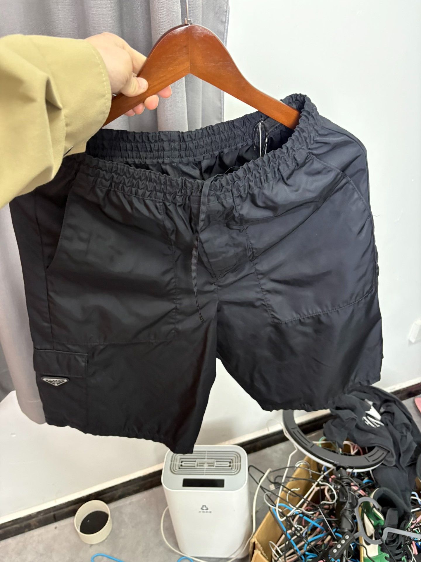 Prada Prada Nylon Black Casual Pants S Men Size US 30 / EU 46 - 5 Thumbnail