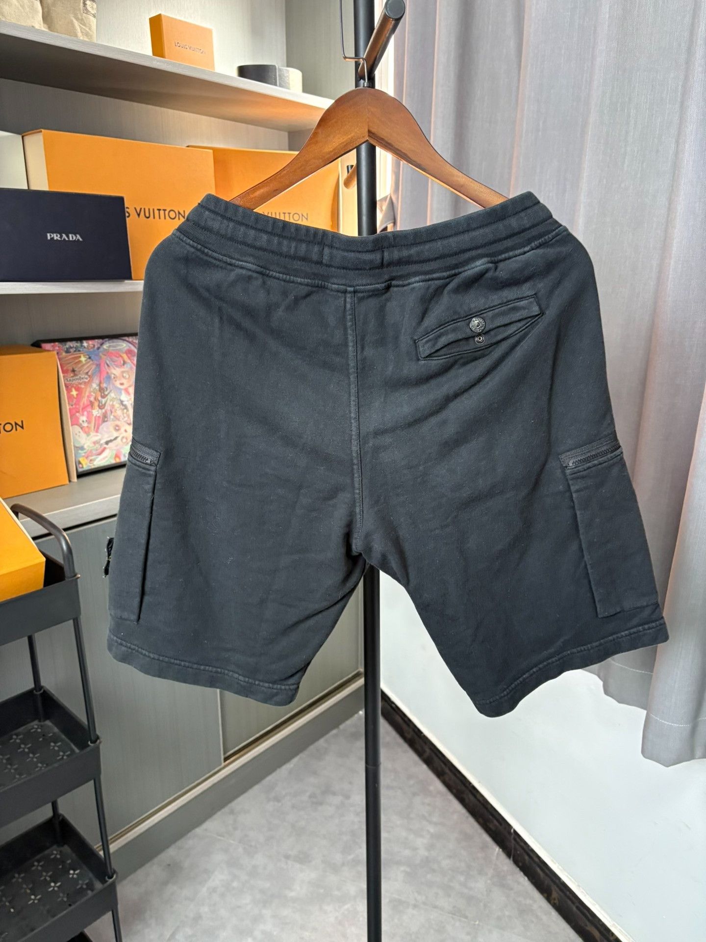 Stone Island Stone Island Black Shorts M Men Size US 32 / EU 48 - 4 Thumbnail