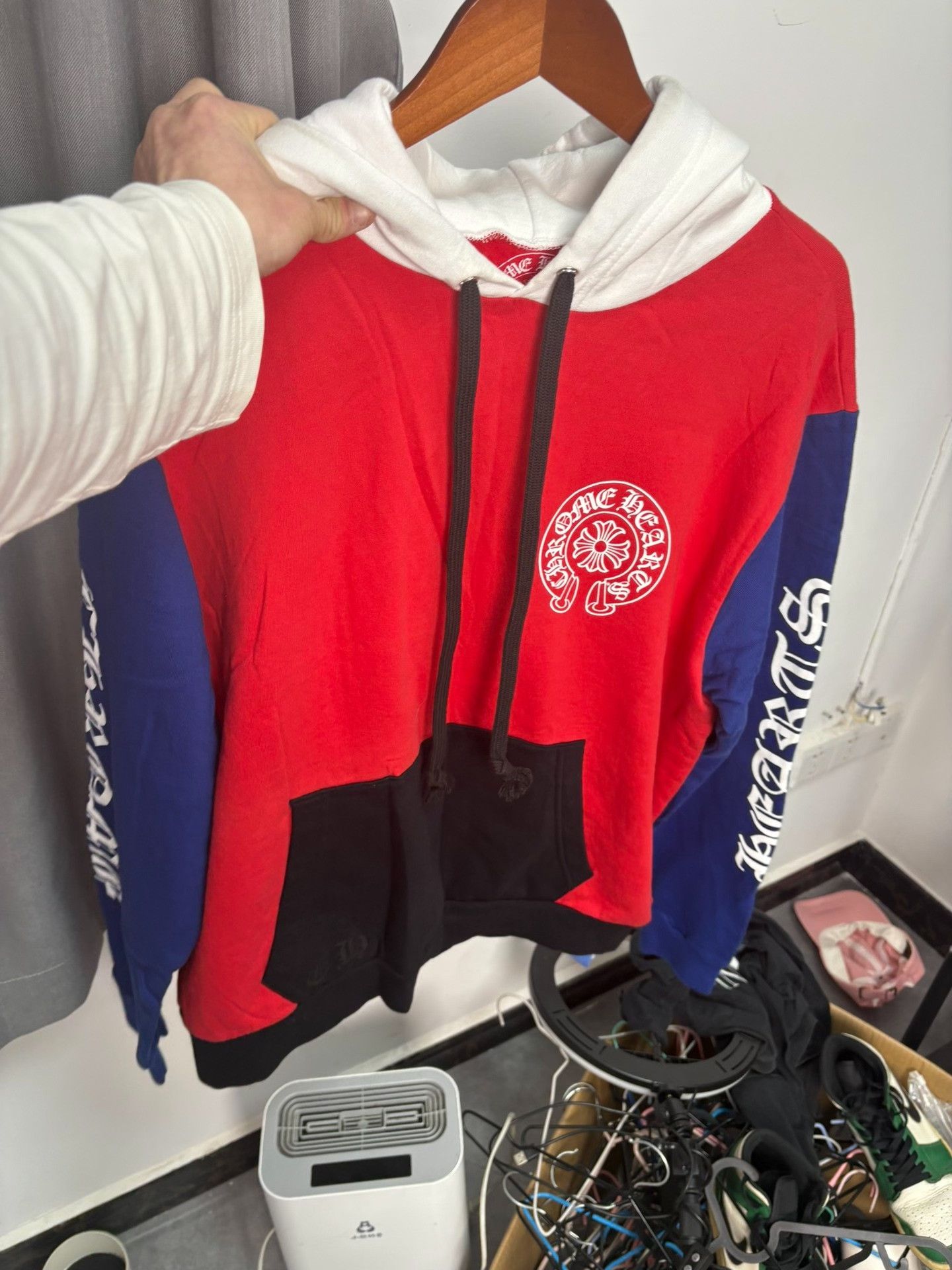 Chrome Hearts Chrome Hearts Blue Hoodie M Men Size US M / EU 48-50 / 2 - 8 Thumbnail