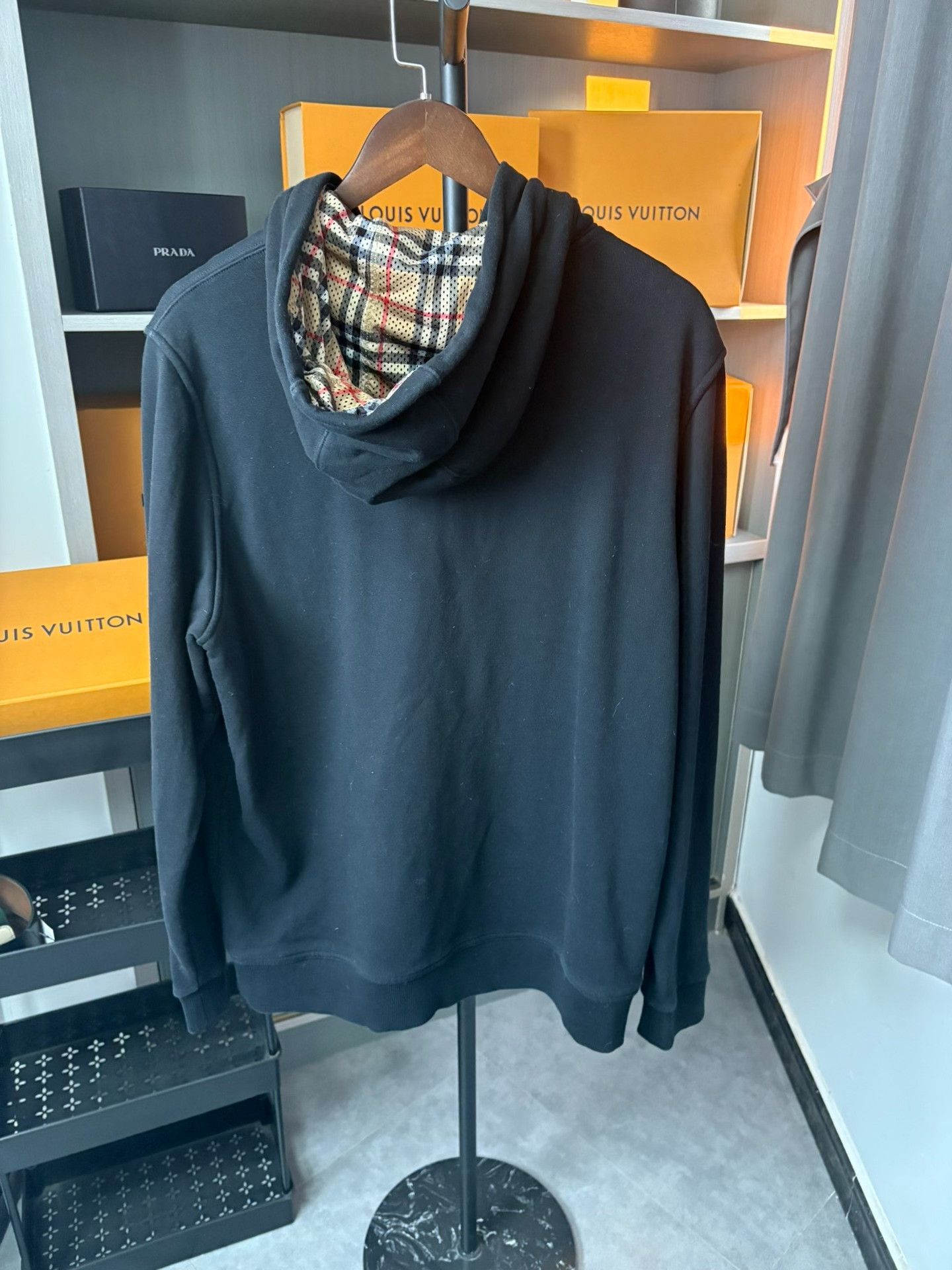 Burberry Burberry Black Hoodie L Men Size US L / EU 52-54 / 3 - 5 Thumbnail