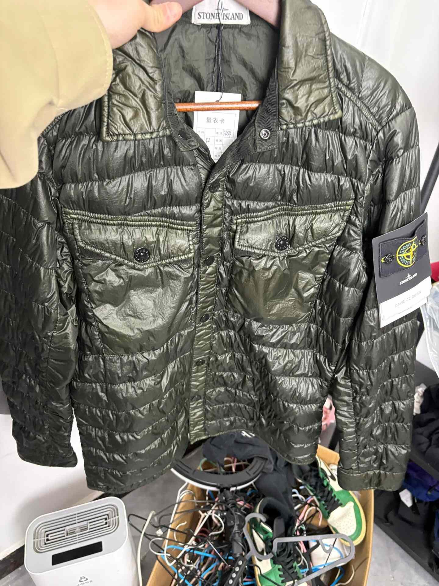 Stone Island Stone Island Down Green Heavy Coat M Men Size US M / EU 48-50 / 2 - 7 Thumbnail