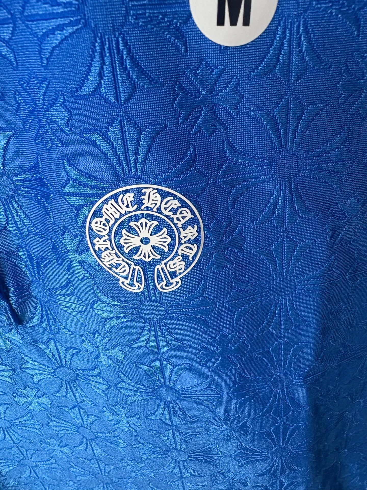 Chrome Hearts Chrome Hearts Cropped Blue T-Shirt M Men Size US M / EU 48-50 / 2 - 2 Thumbnail