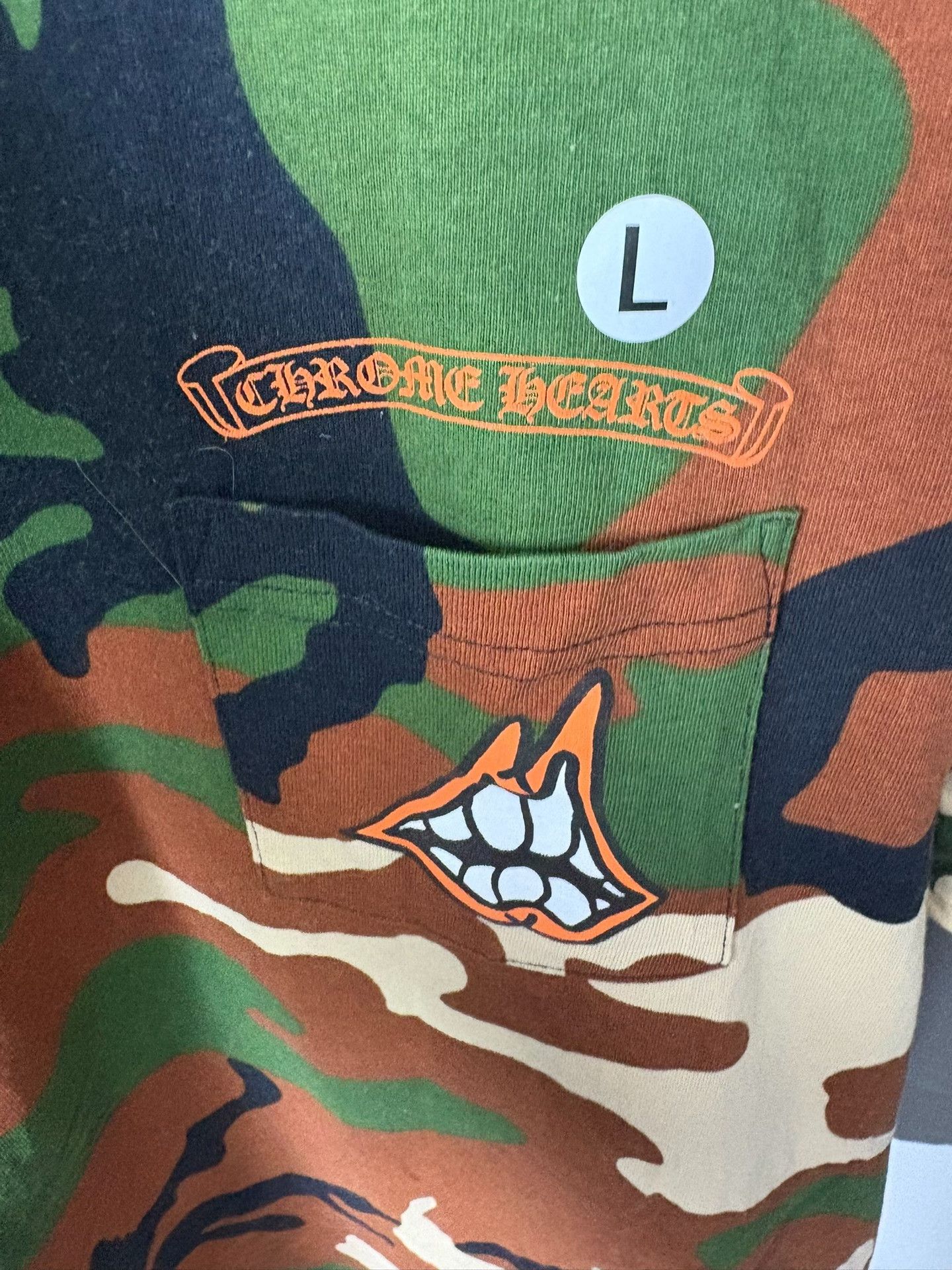 Chrome Hearts Chrome Hearts Camo T-Shirt L Men Size US L / EU 52-54 / 3 - 2 Thumbnail