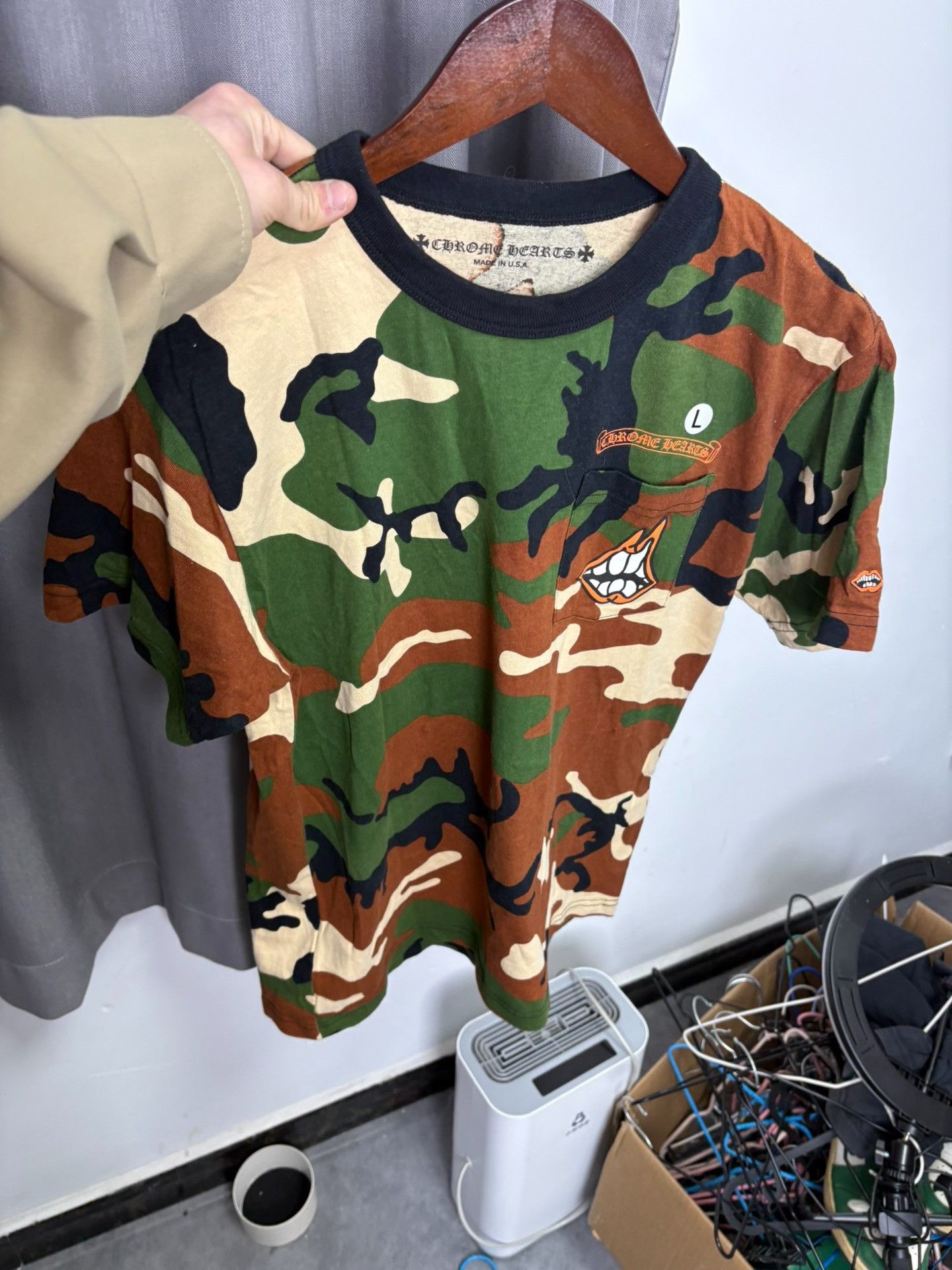 Chrome Hearts Chrome Hearts Camo T-Shirt L Men Size US L / EU 52-54 / 3 - 9 Thumbnail