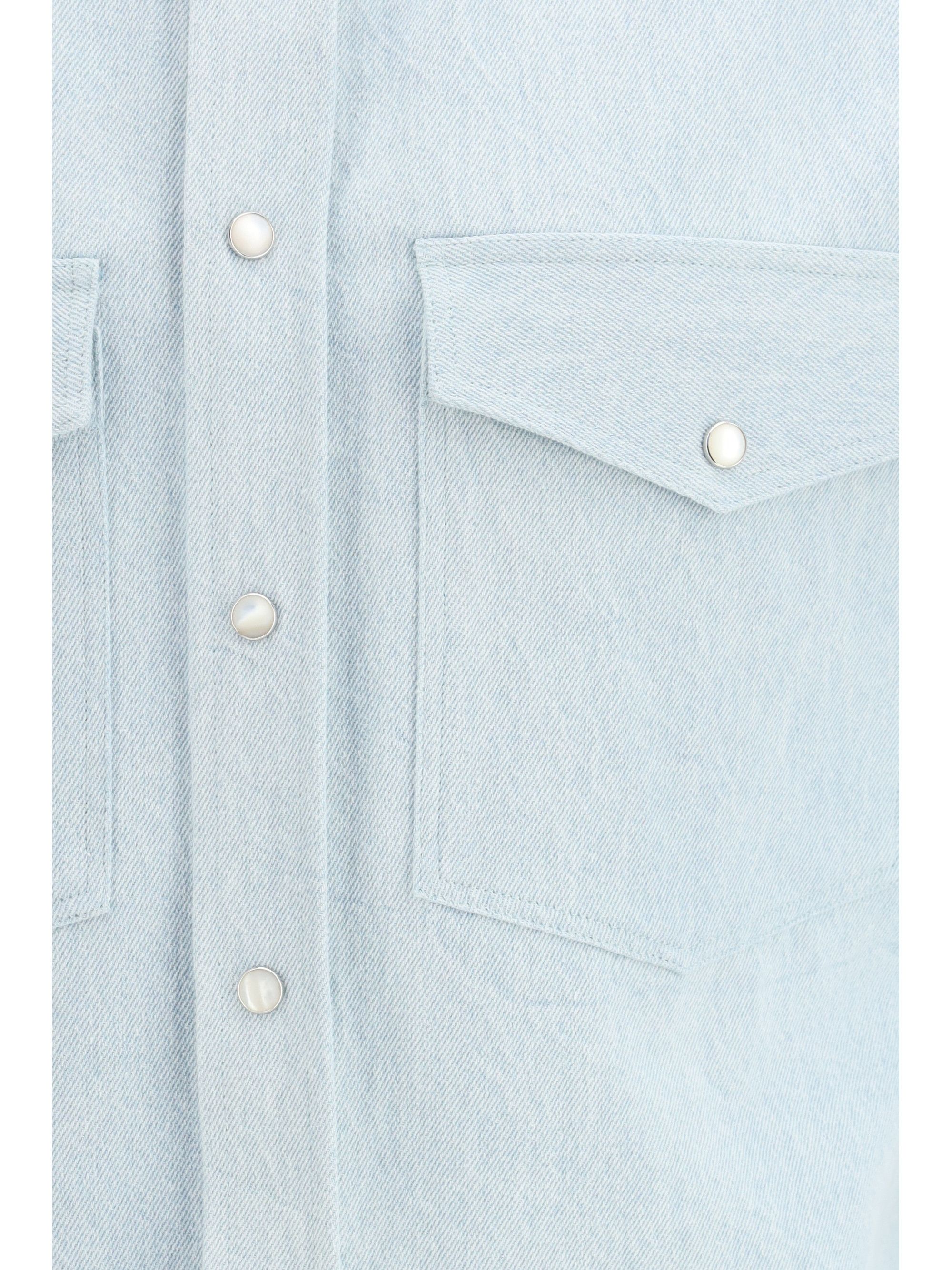 Umit Benan Western denim Shirt Size US XL / EU 56 / 4 - 3 Thumbnail
